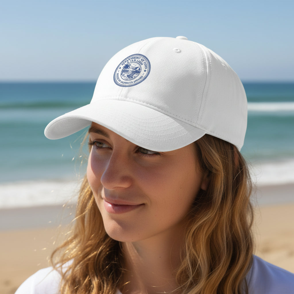 Department of Tides & Tan Lines Dad Cap – Coastal Seal Hat, Office of Saltwater Affairs