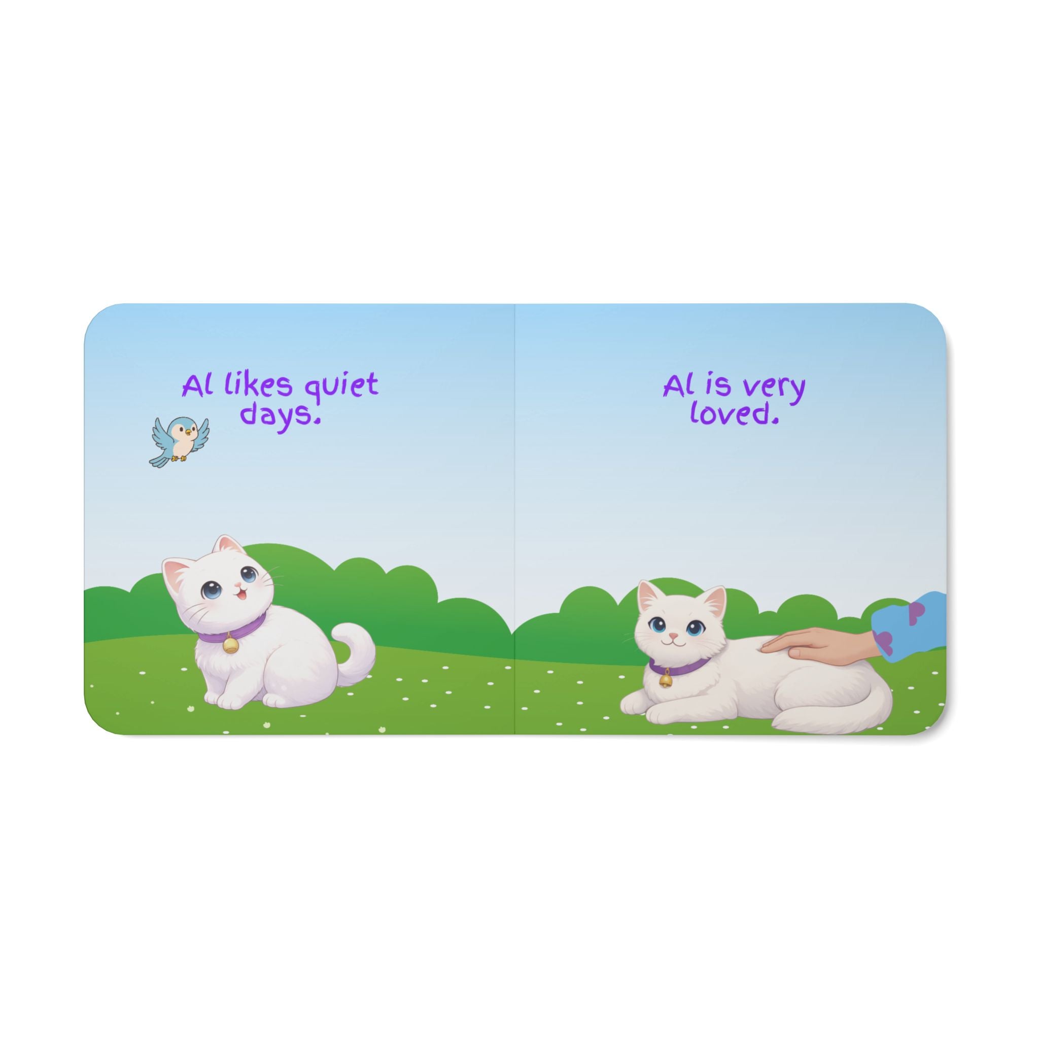 AL the Epikitty Board Book | A Gentle Story About Epilepsy, by Leanne H. West
