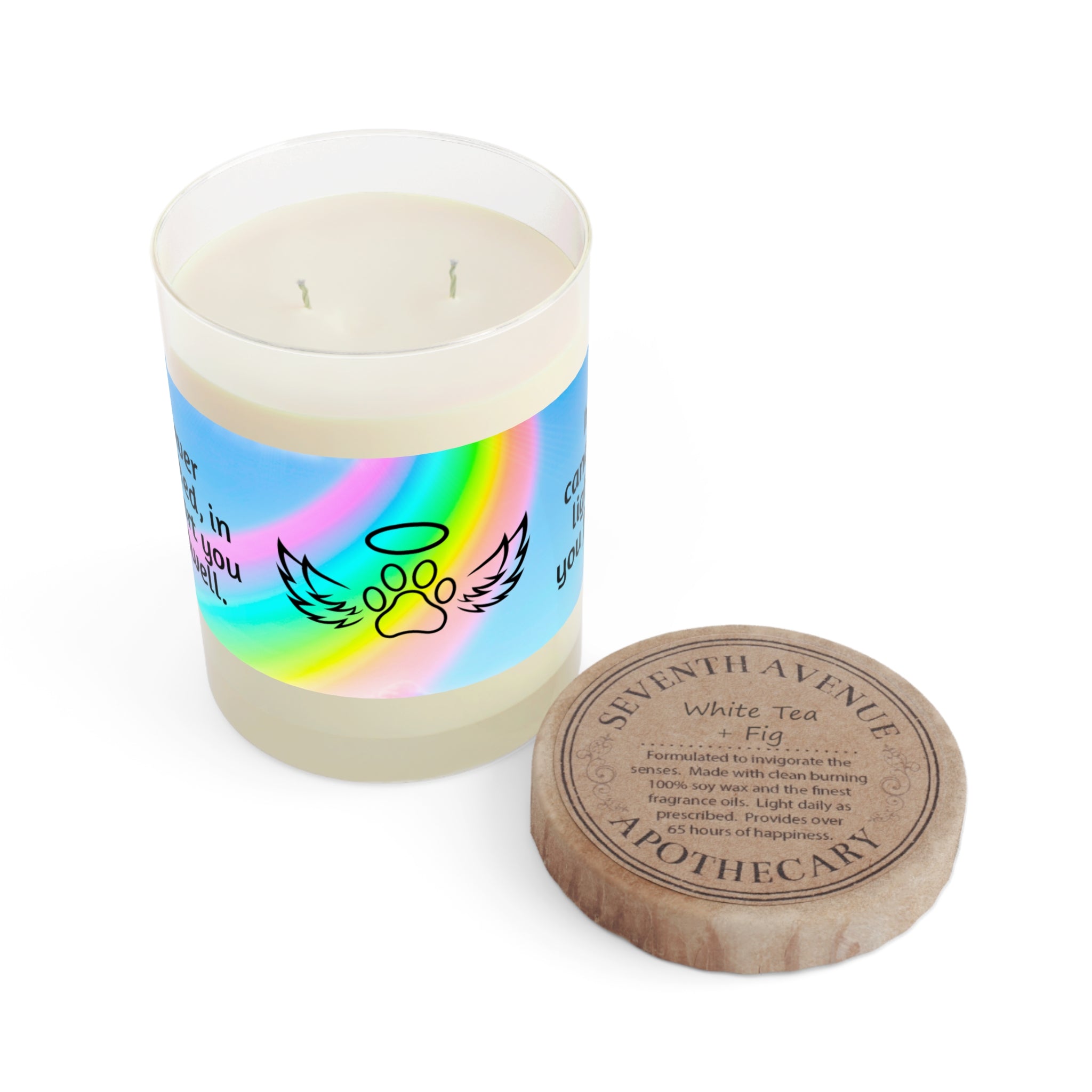 Photo depicting the ​Forever Cherished Scented Candle - Full Glass, 11oz from EpiAl's Shop.