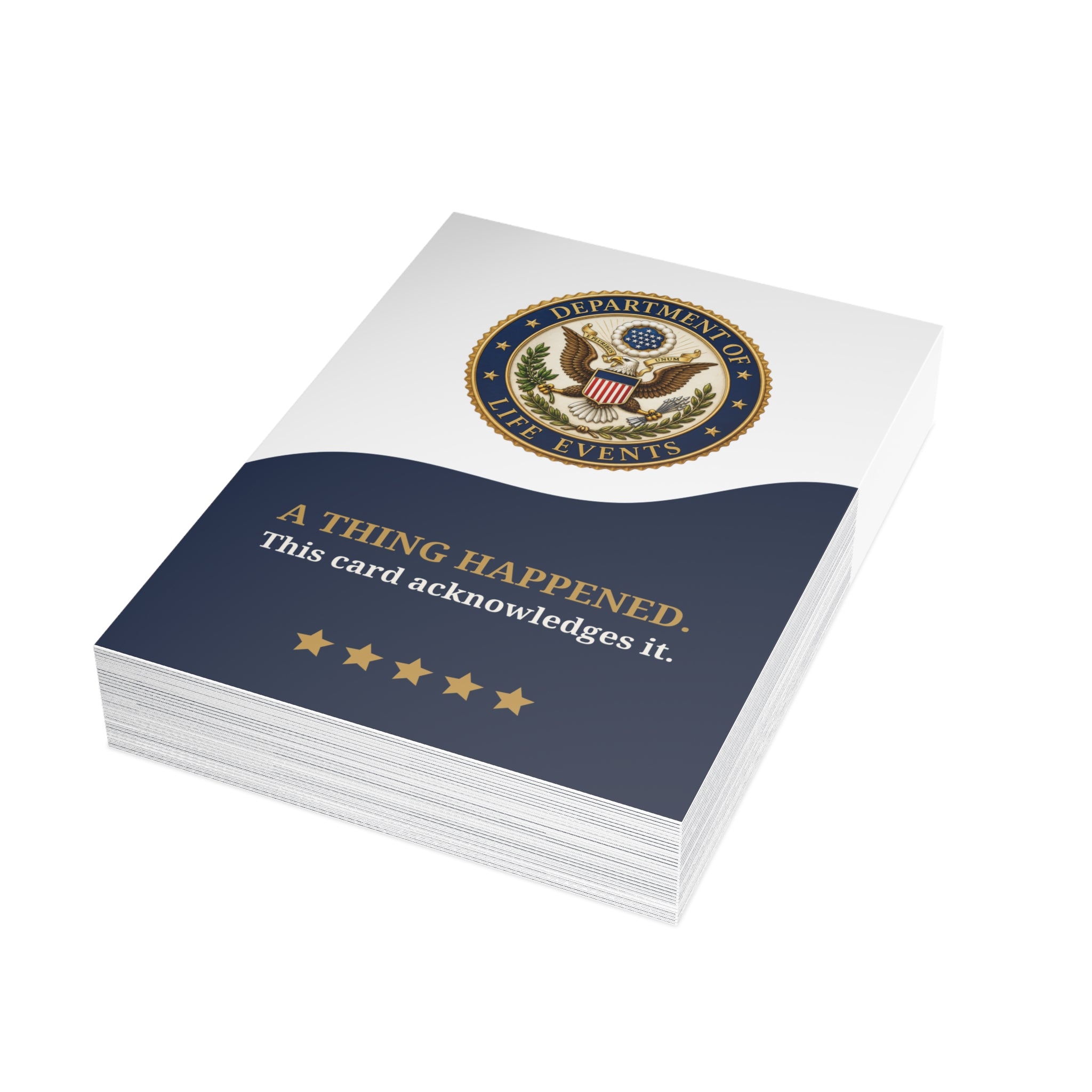 Department of Life Events Greeting Card – Funny All Occasion Card