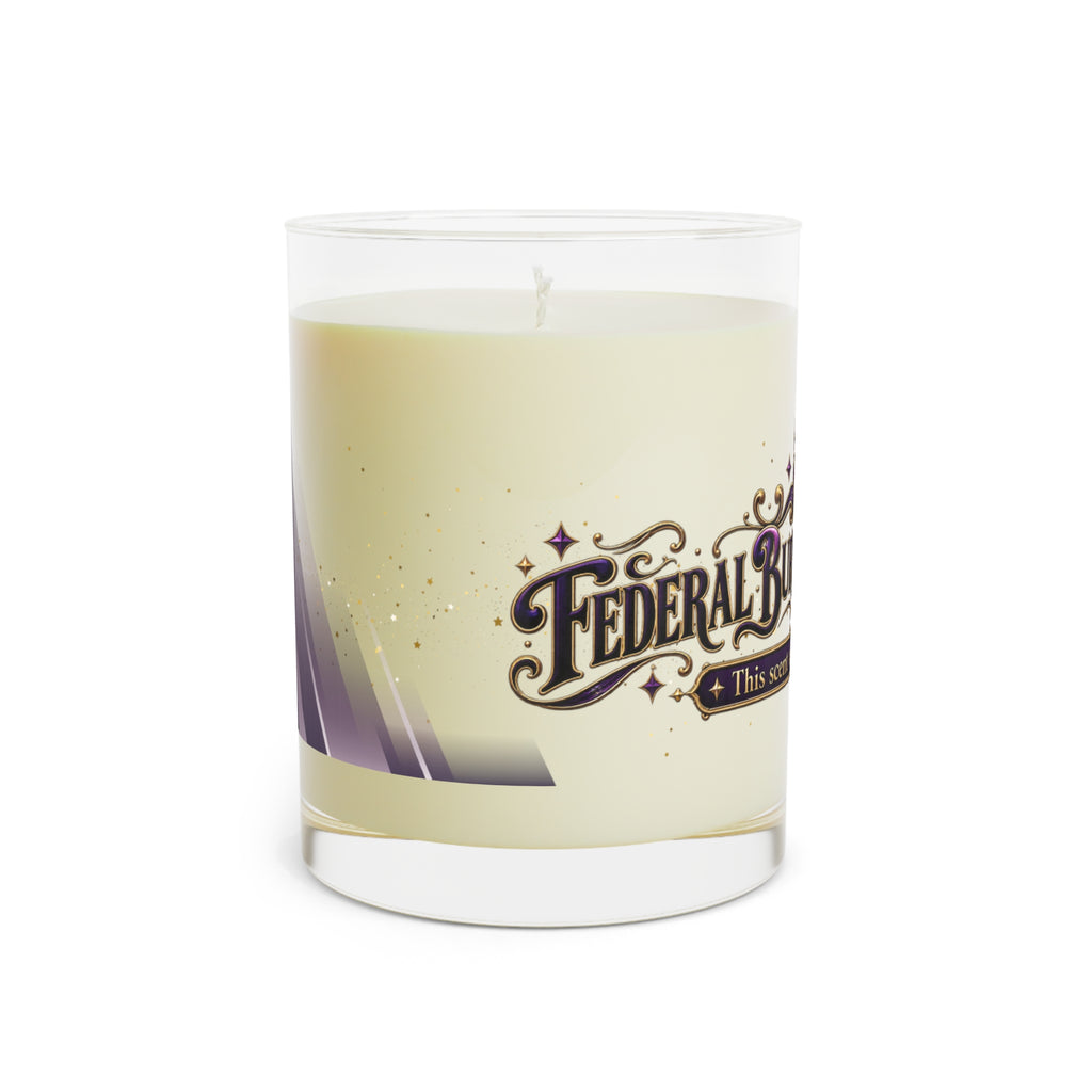 Federal Bureau of Fragrance Scented Candle | Funny Classified Scent Candle | 2-Wick Soy Wax Candle