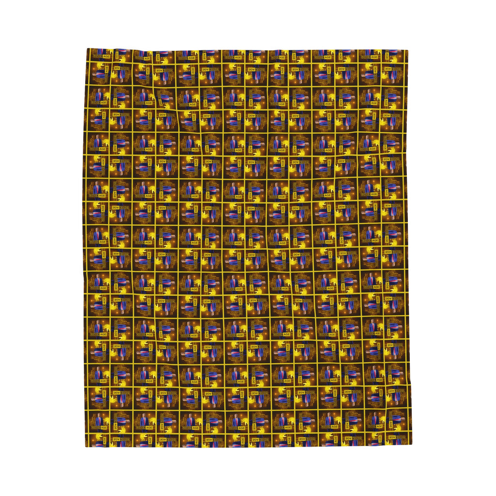 Trump Golden Age Velveteen Plush Blanket