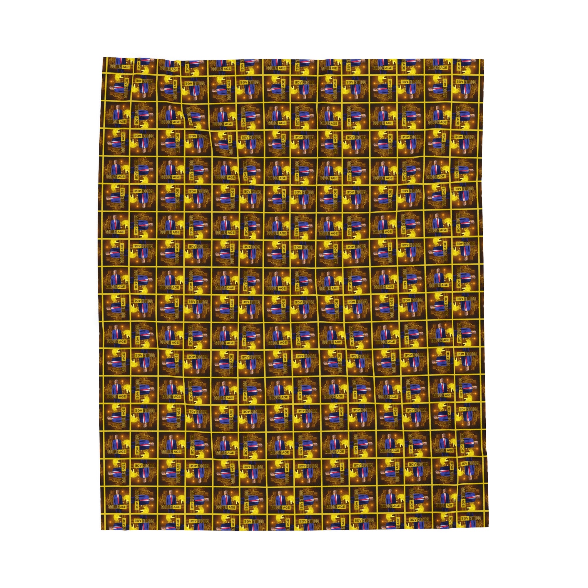 Trump Golden Age Velveteen Plush Blanket