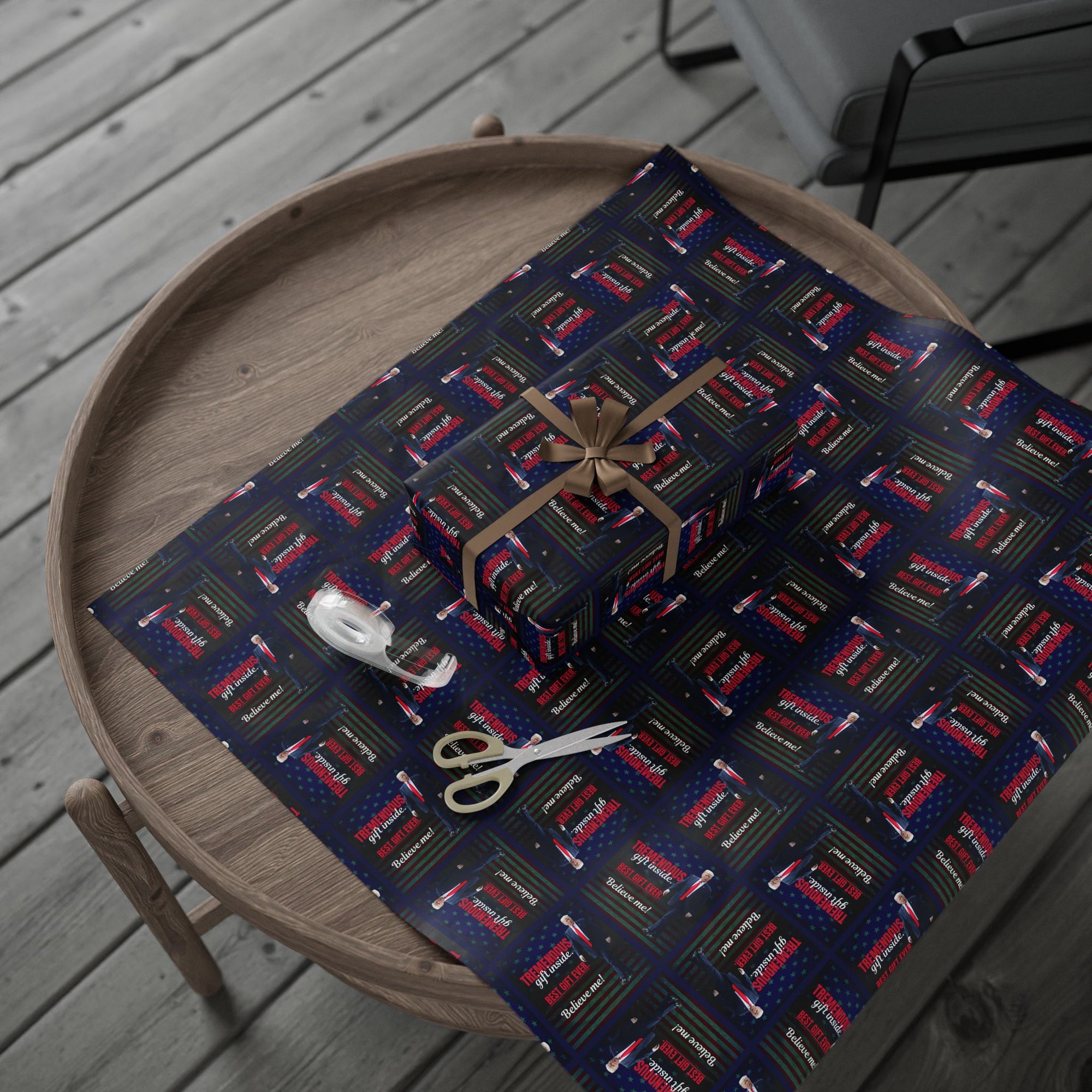 Trump Best Gift Ever Patterned Wrapping Paper