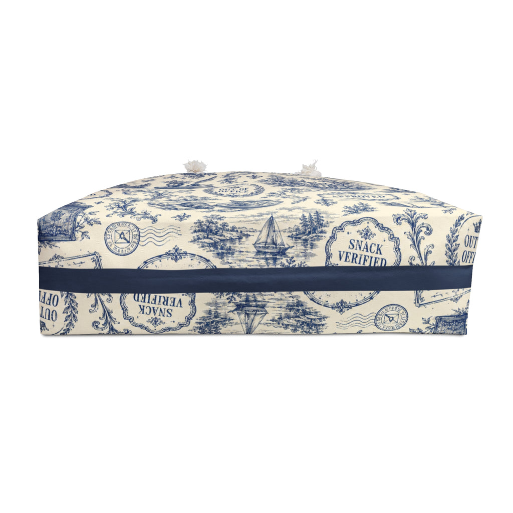 Faux Official Toile Weekender Bag