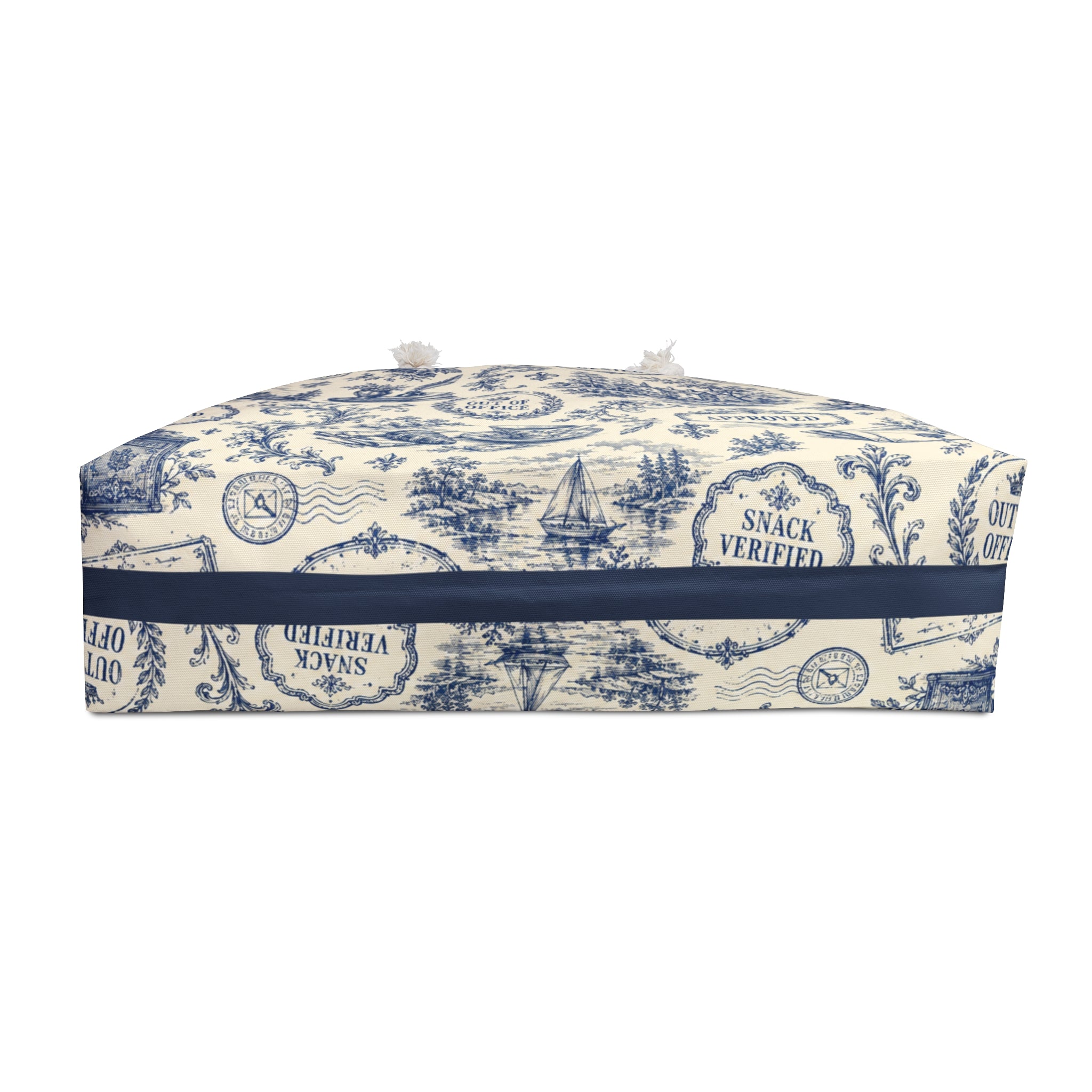 Faux Official Toile Weekender Bag