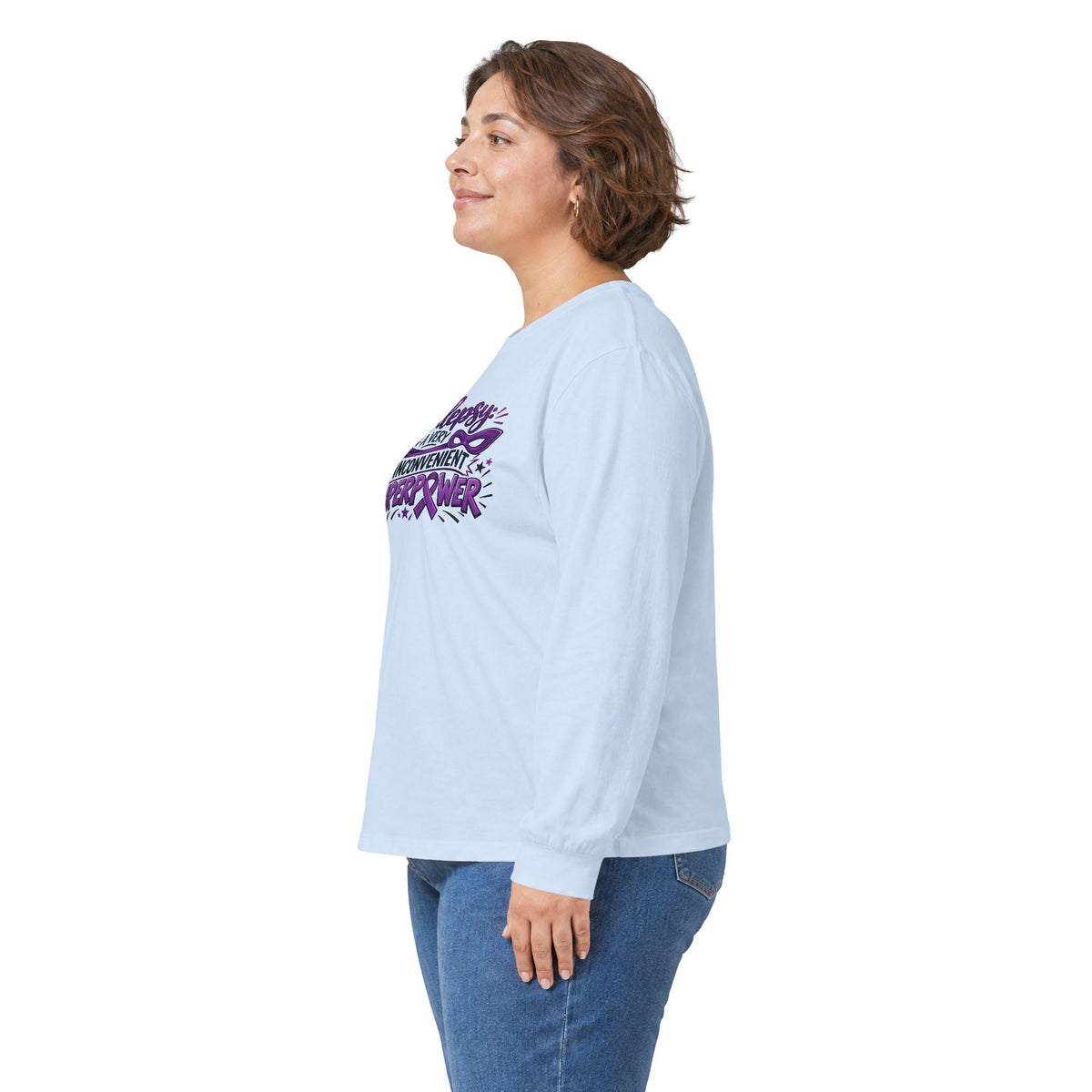 Epilepsy: A Very Inconvenient Superpower Long Sleeve Shirt | Funny Epilepsy Awareness Tee