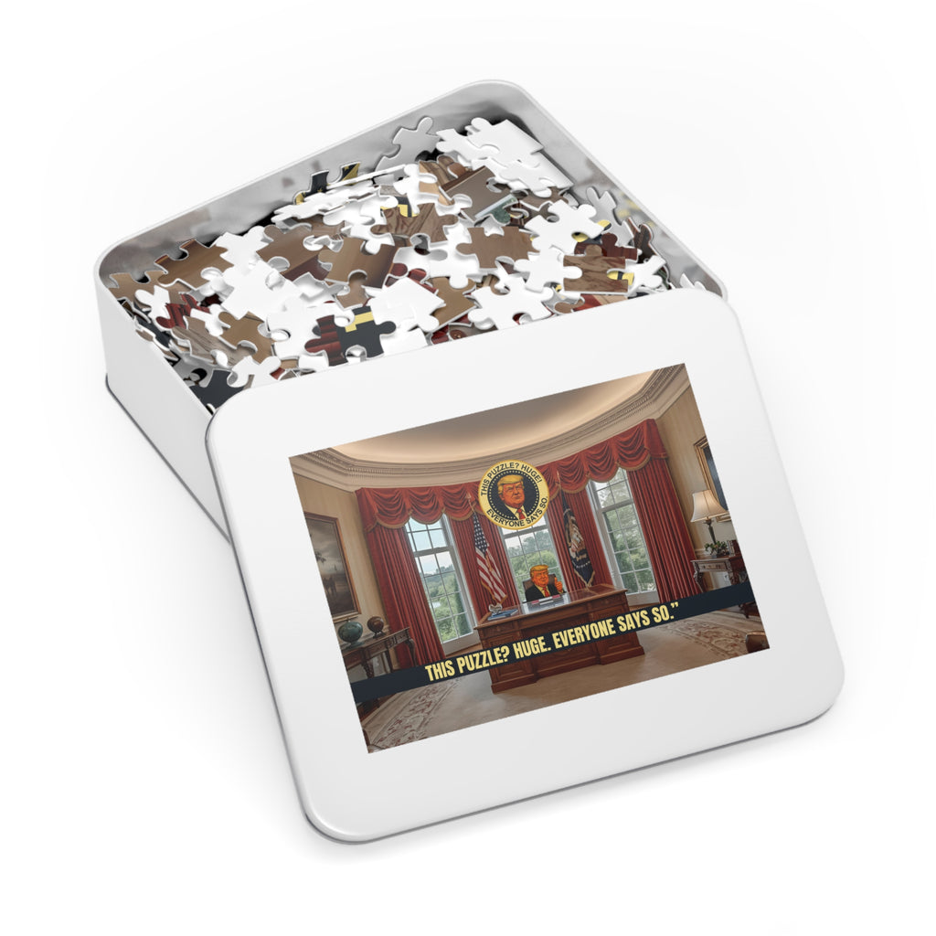 “This Puzzle? Huge. Everyone Says So.” Political Parody Jigsaw Puzzle