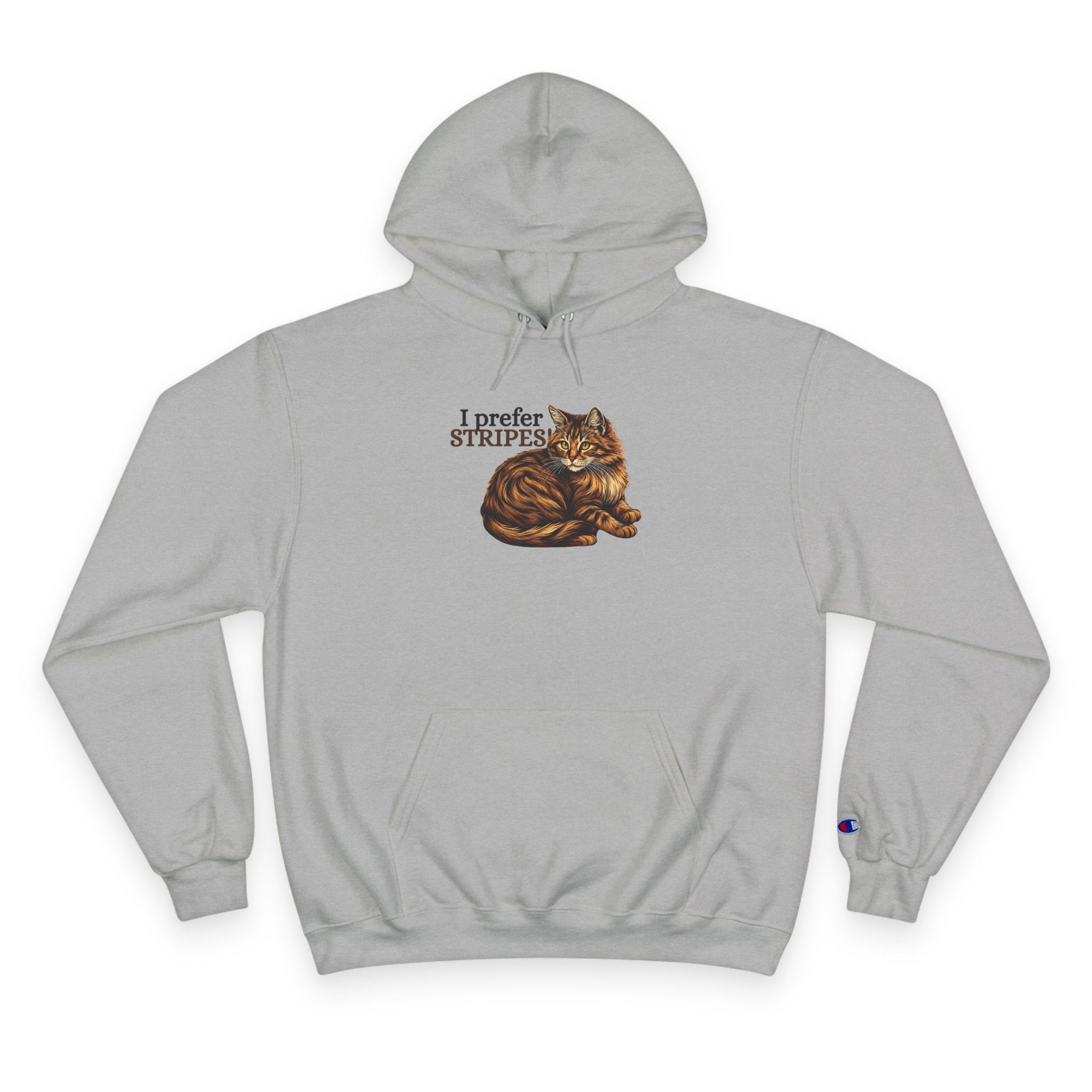 I Prefer Stripes Cat Lover Hoodie