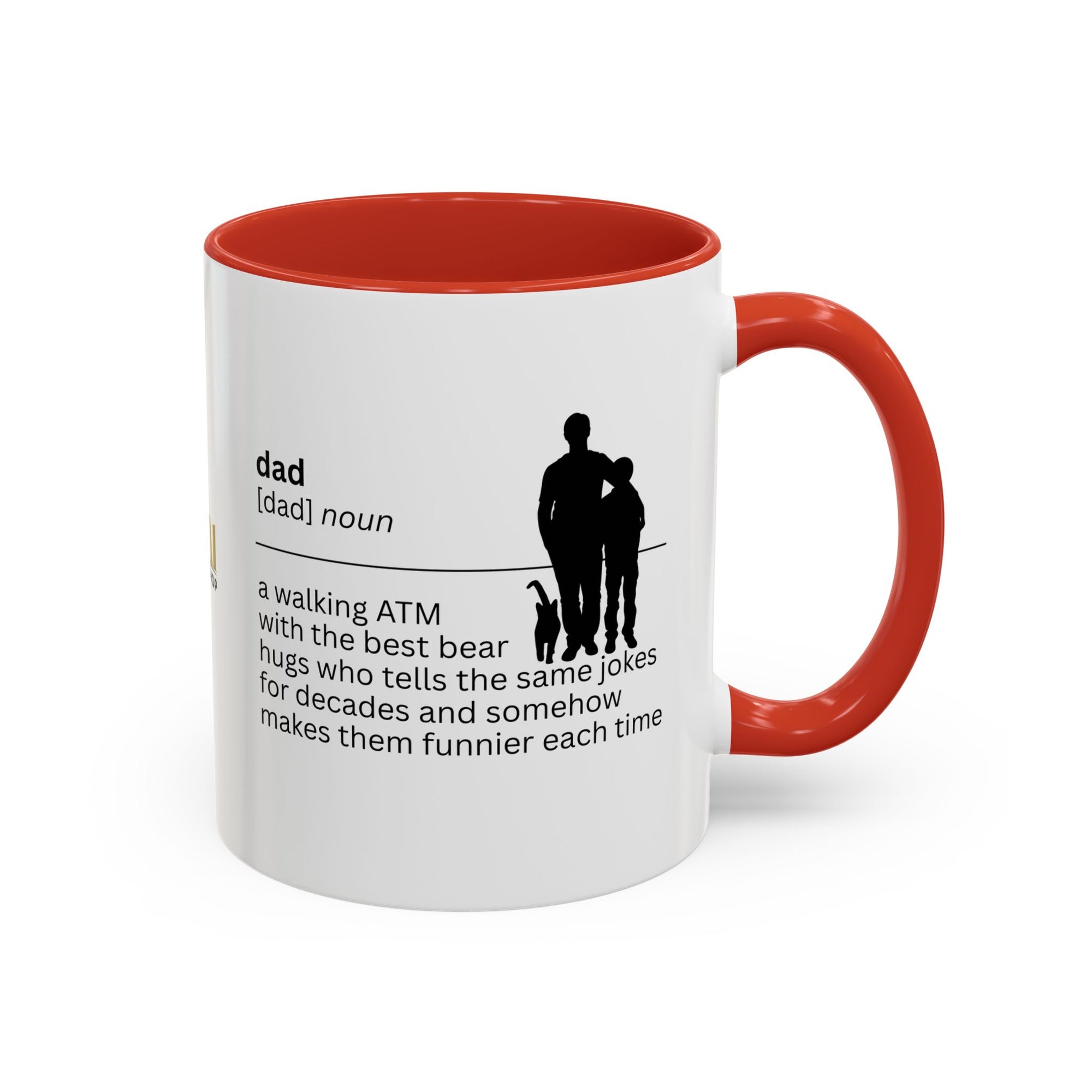 Dad ATM Accent Coffee Mug - Perfect Gift for Dads