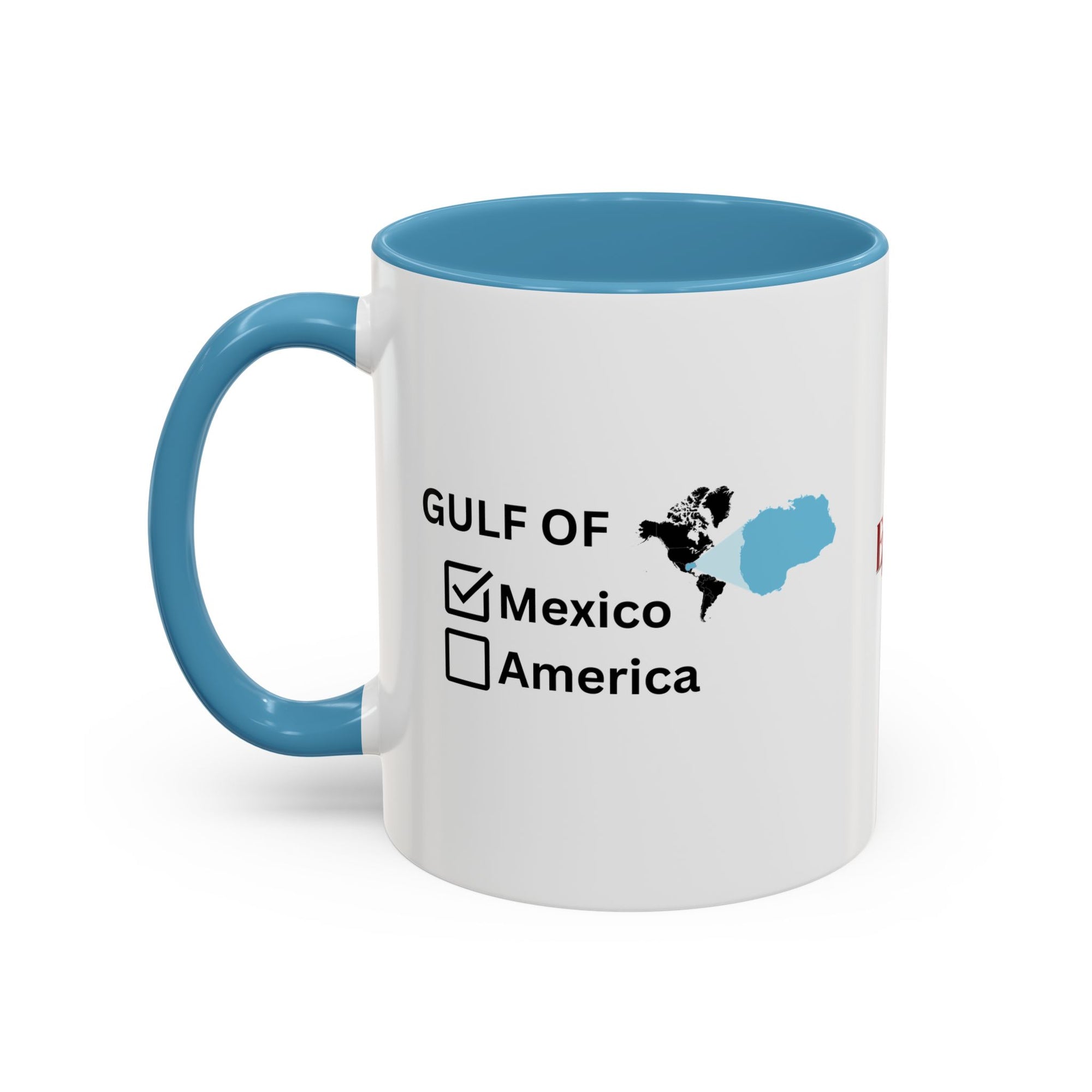 Gulf of Mexico Checkbox Accent Coffee Mug