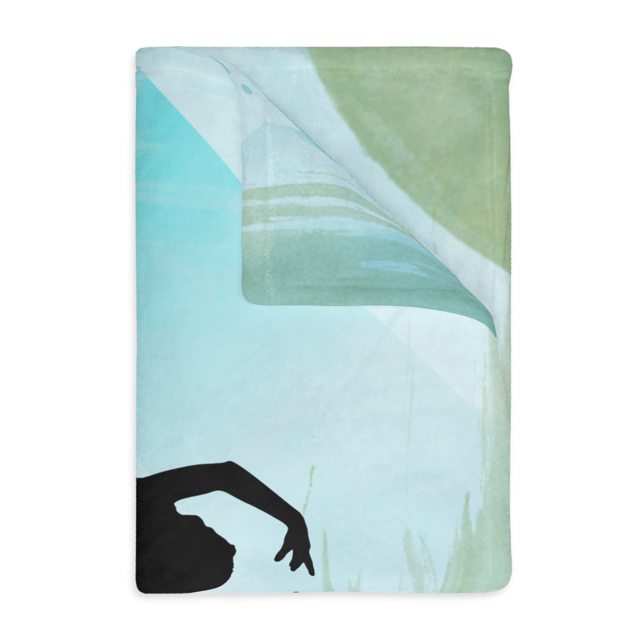 Photo depicting the ​Purrfectly Impurrfect Velveteen Microfiber Blanket (Two-sided print) from EpiAl's Shop.