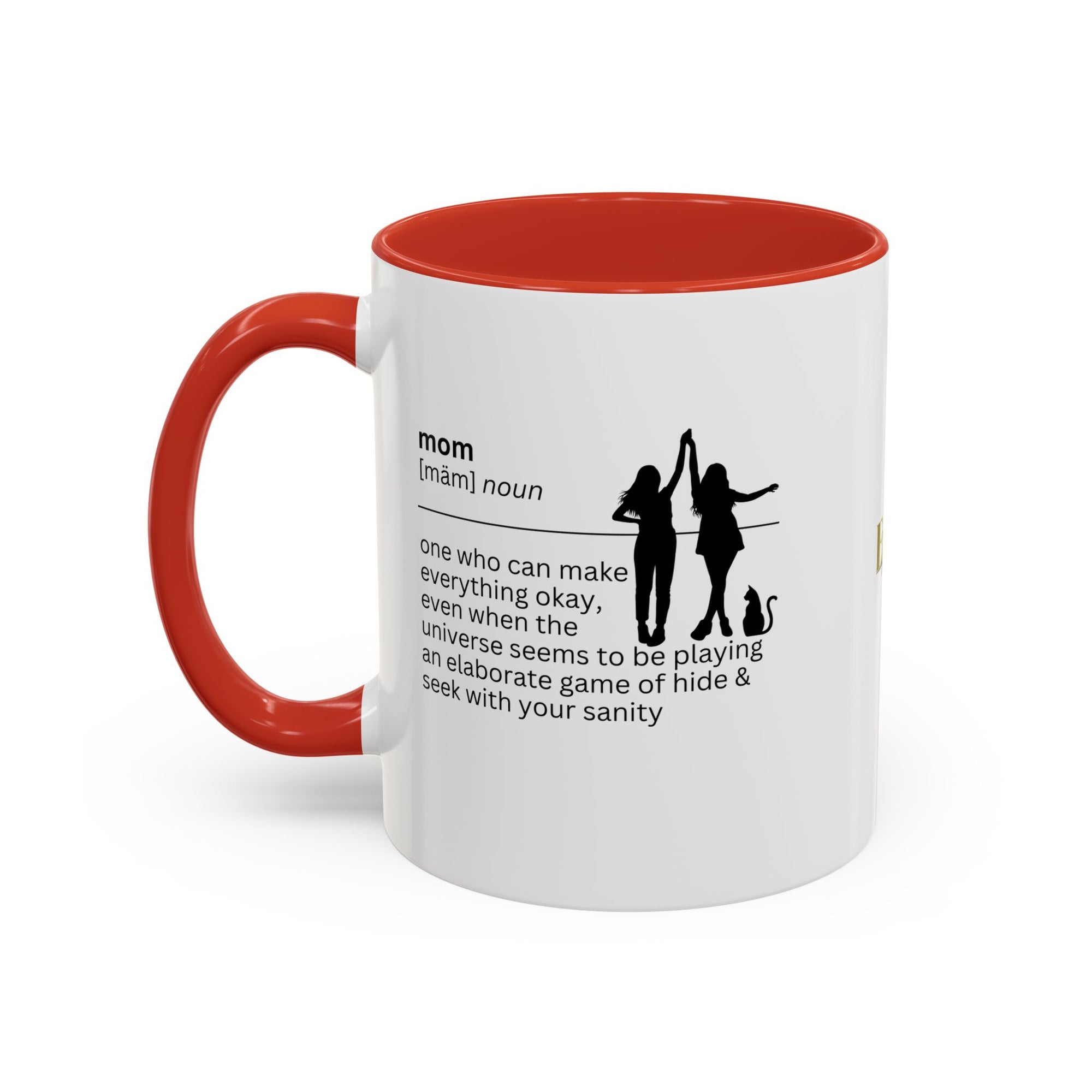 Mom Okay Accent Coffee Mug - Perfect Gift for Moms