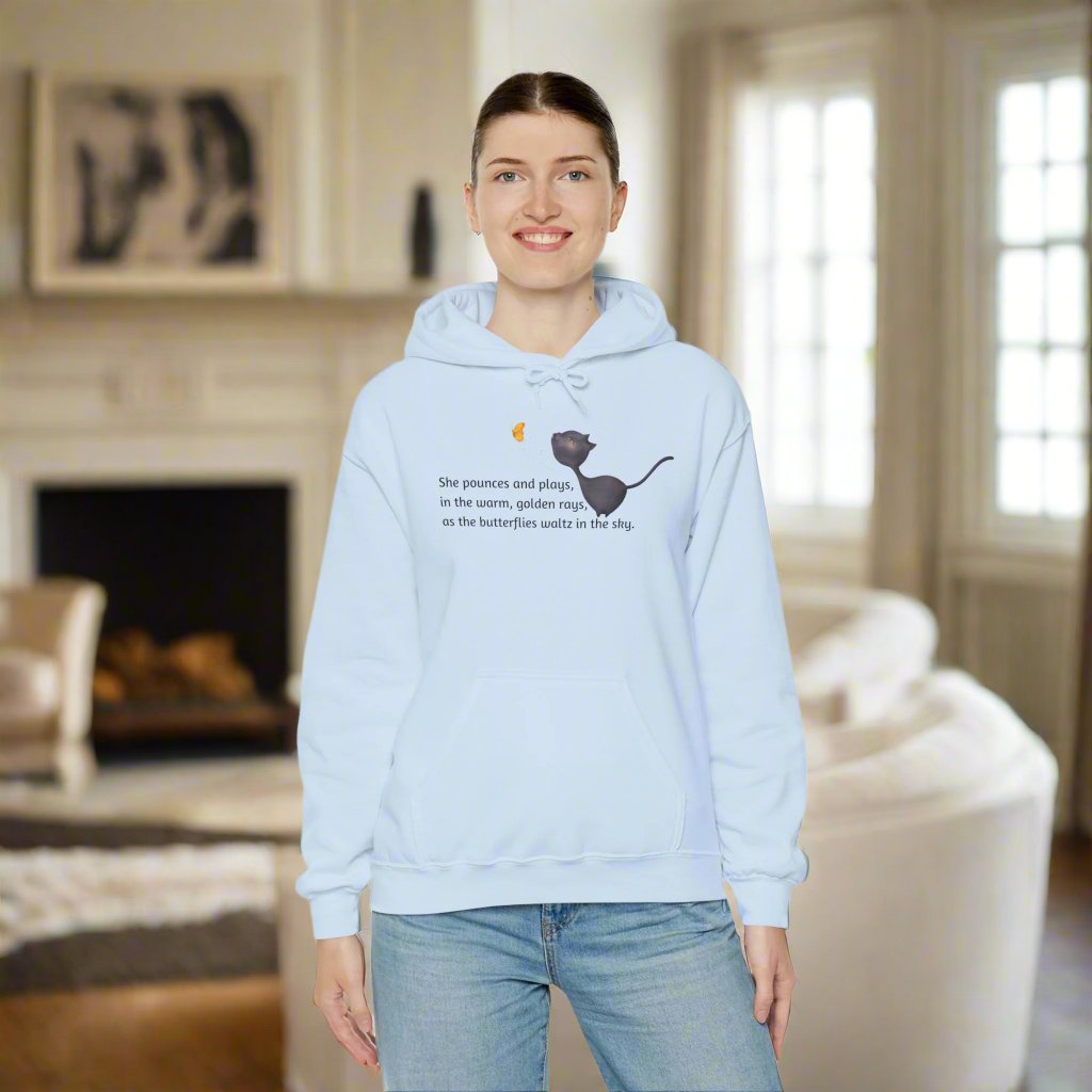 She Pounces & Plays Unisex Heavy Blend™ Hooded Sweatshirt - EpiAl's Shop