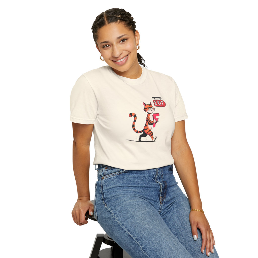 Getting the F Outta Here Unisex Garment-Dyed T-shirt