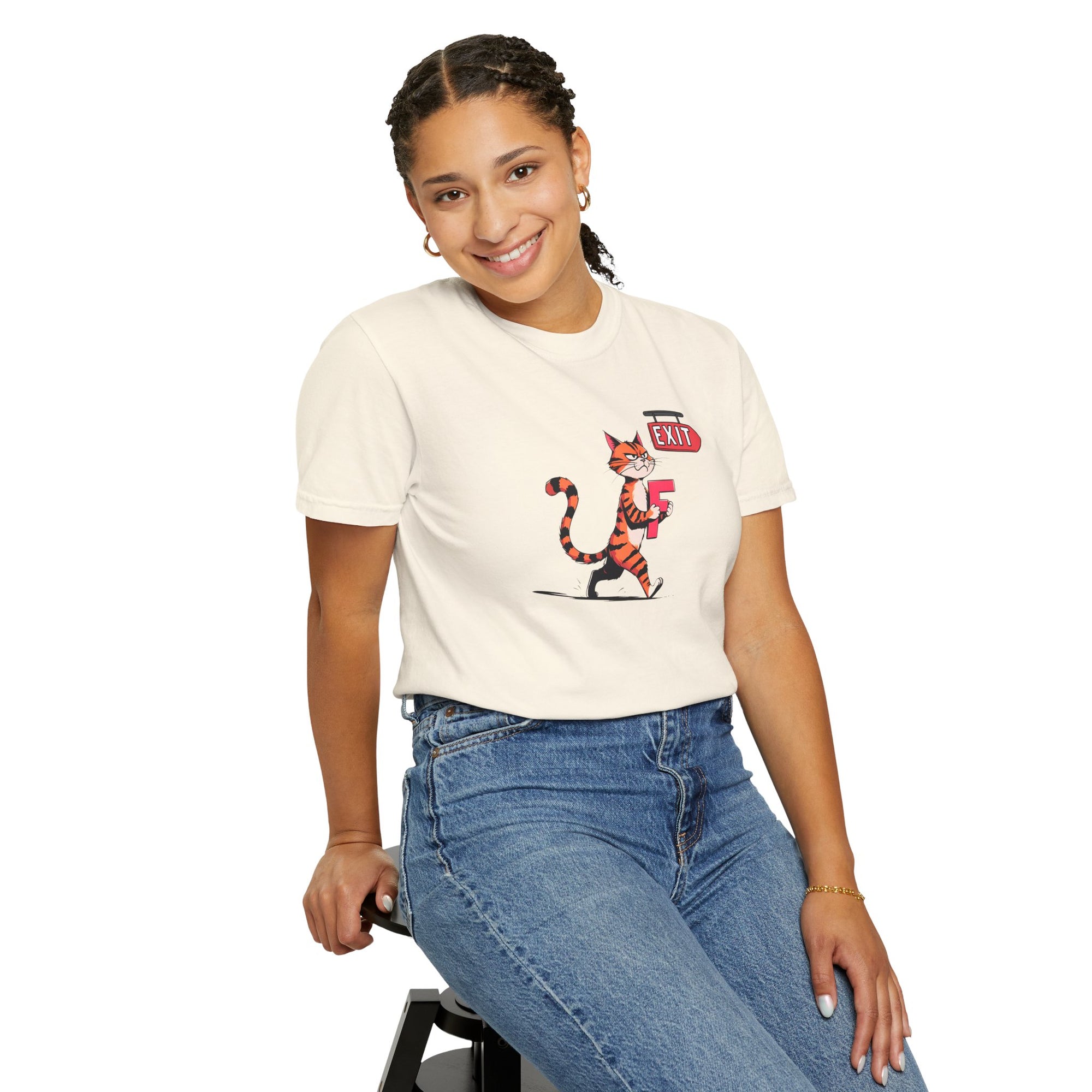 Getting the F Outta Here Unisex Garment-Dyed T-shirt