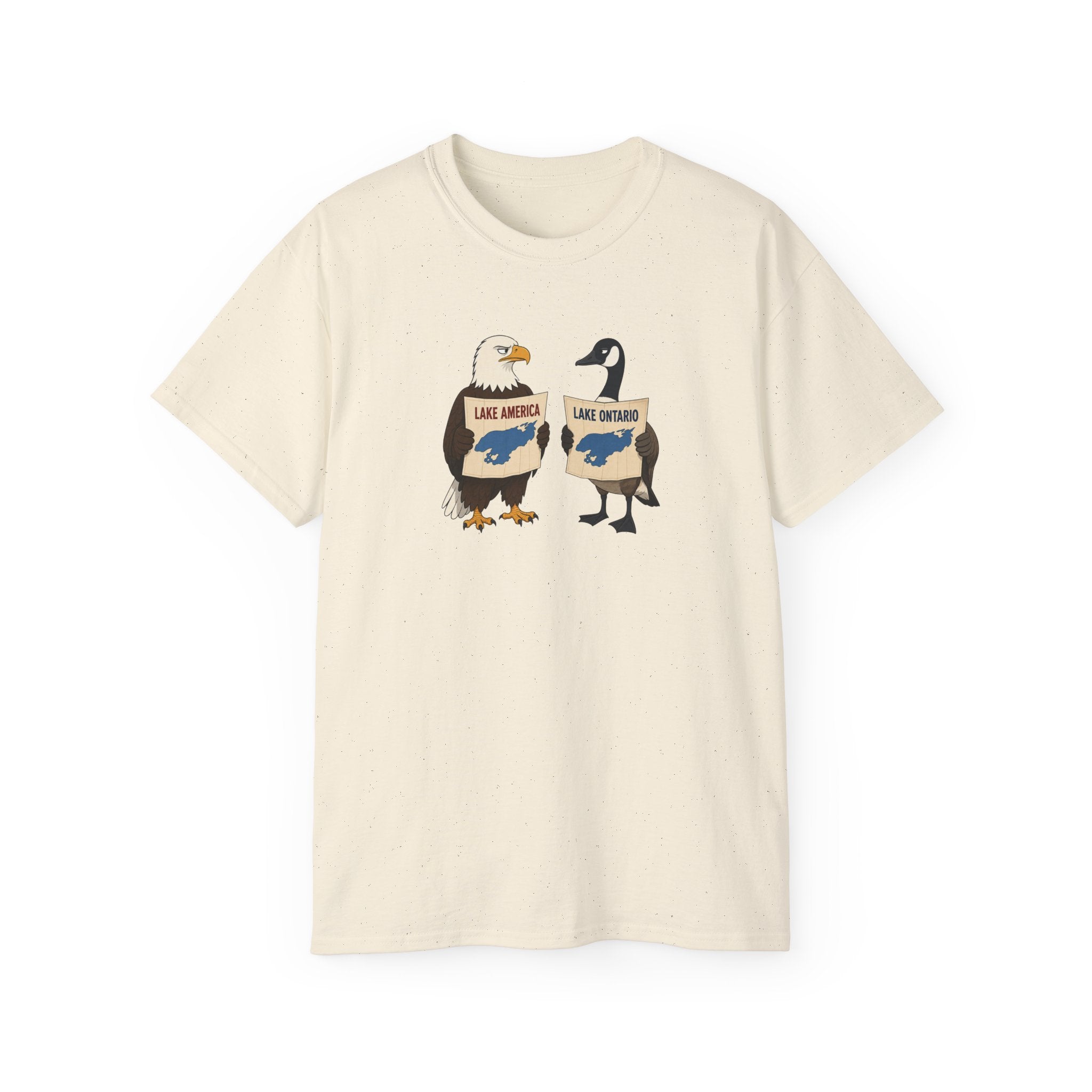 Lake America vs. Lake Ontario Eagle and Goose T-Shirt