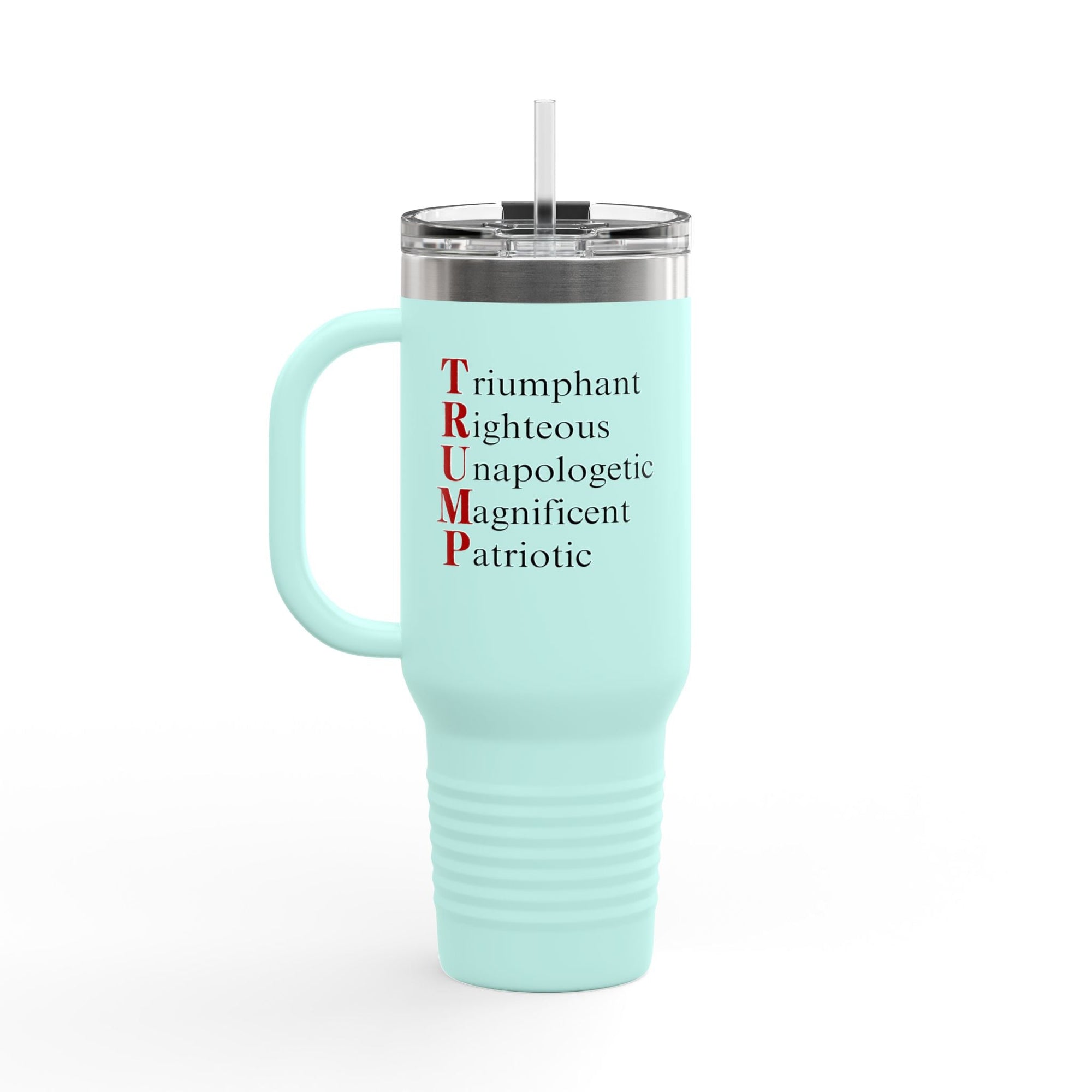 Pro-Trump Acronym 40oz Travel Mug Printify