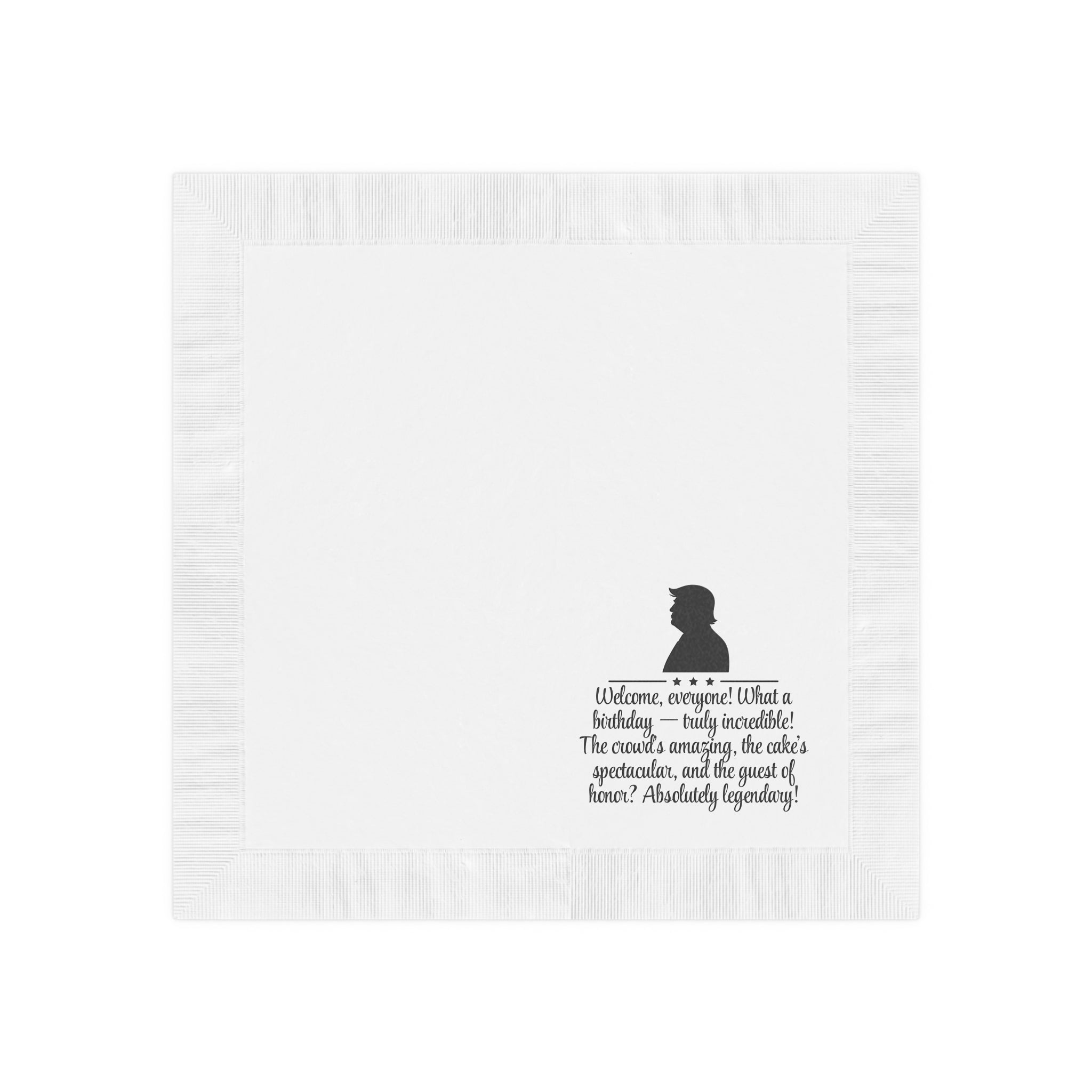 Legendary Birthday Bash Party Napkins – Parody Décor