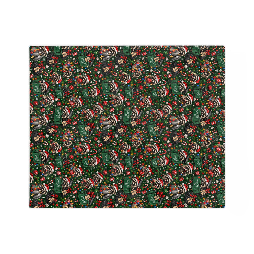 Jimothy’s Merry Trashmas Velveteen Plush Blanket