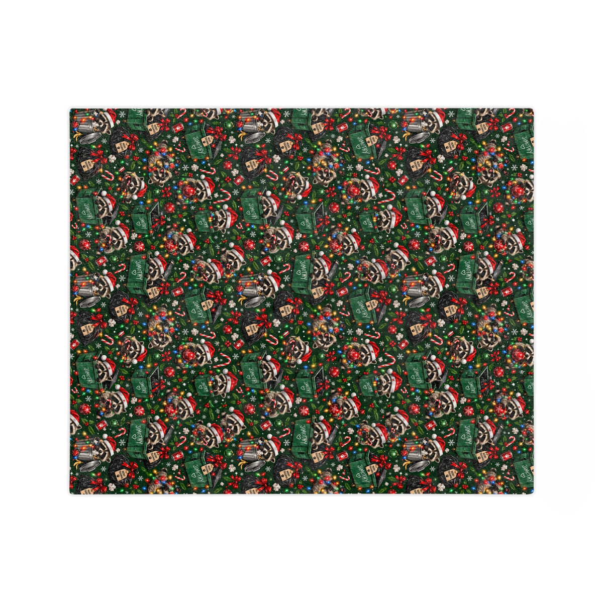 Jimothy’s Merry Trashmas Velveteen Plush Blanket