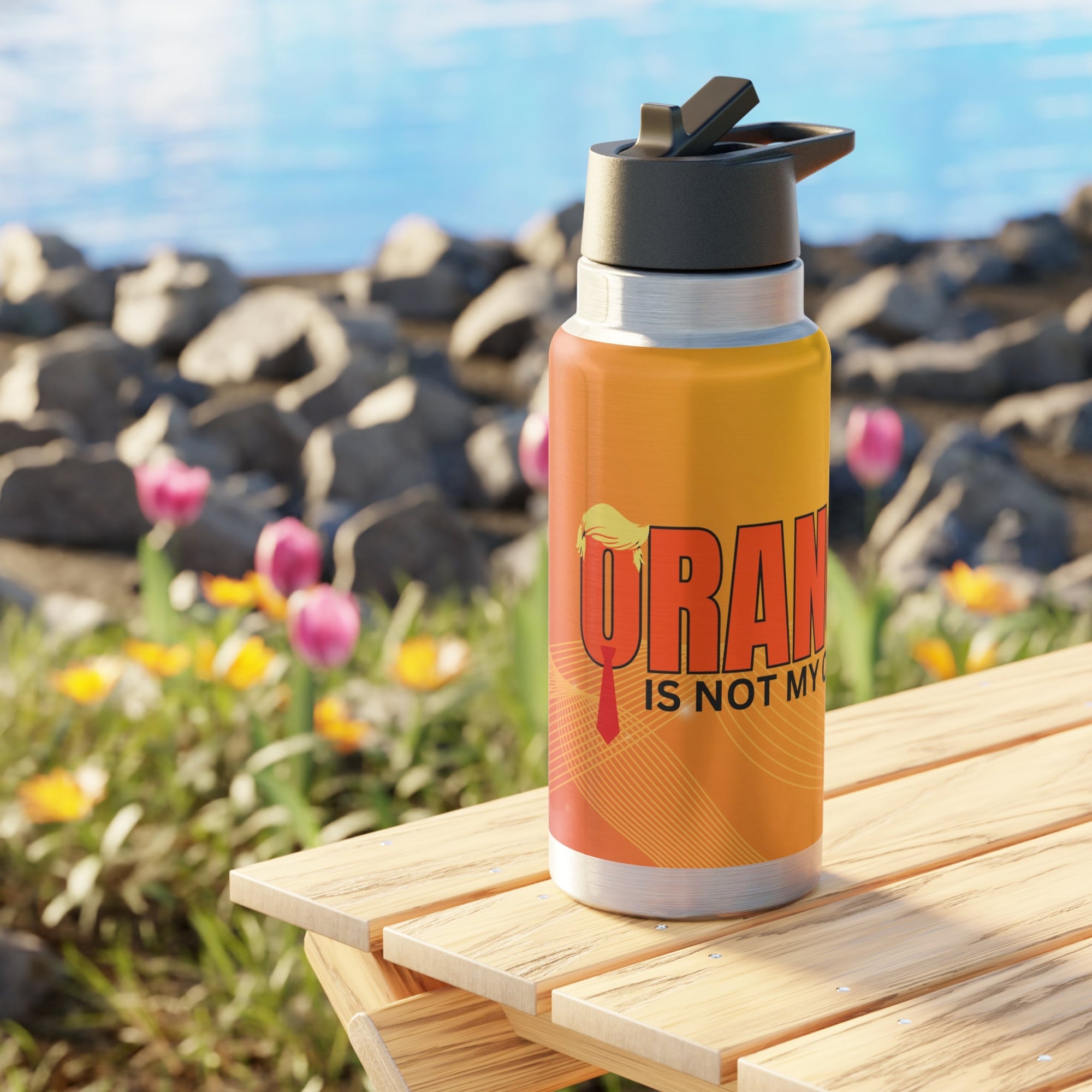 Gator Tumbler 32oz - "Orange Is Not My Color" - Stylish Travel Mug Printify