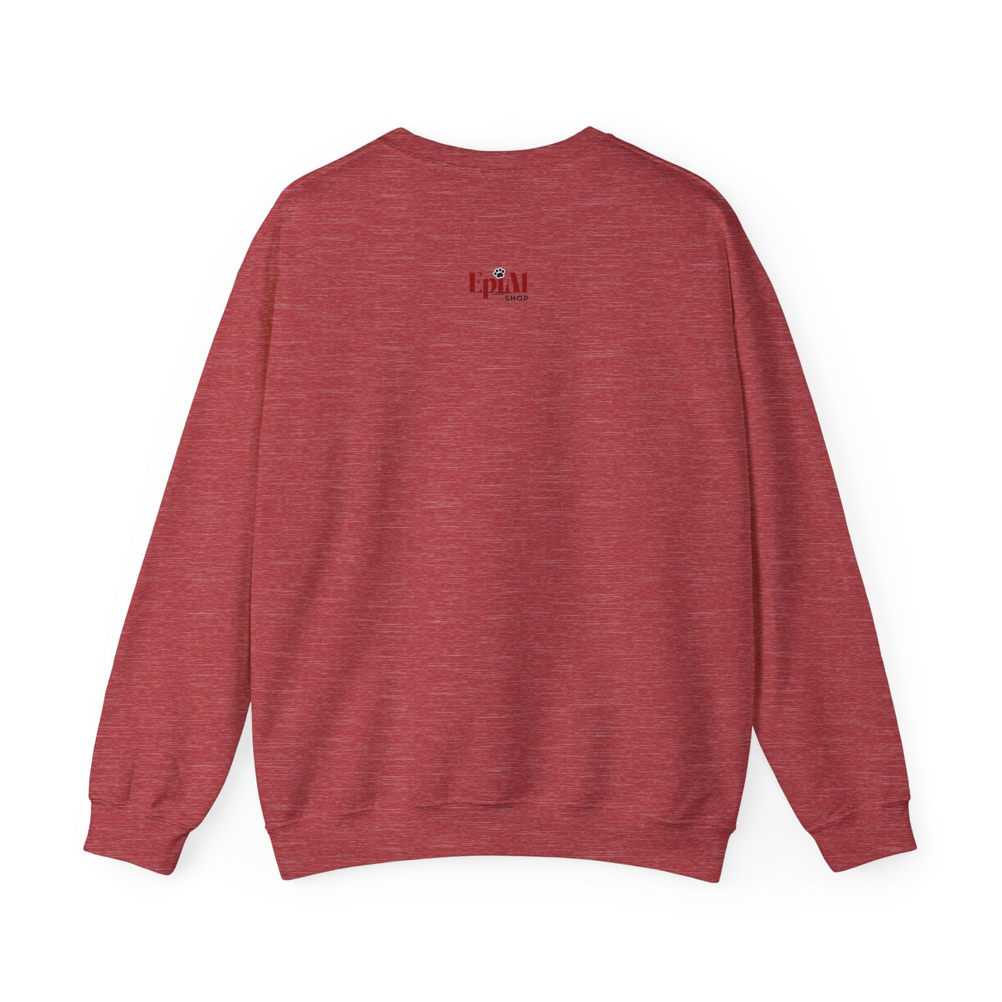 Photo depicting the ​Poised Cat Lady Heavy Blend™ Crewneck Sweatshirt from EpiAl's Shop.
