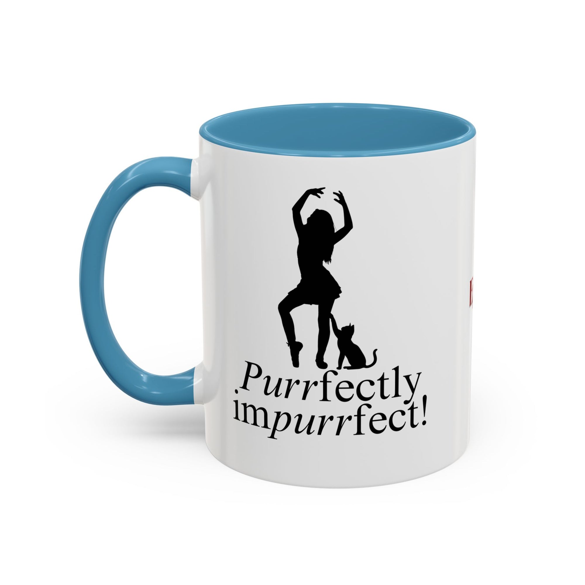 Purrfectly Impurrfect Accent Coffee Mug (11, 15oz)