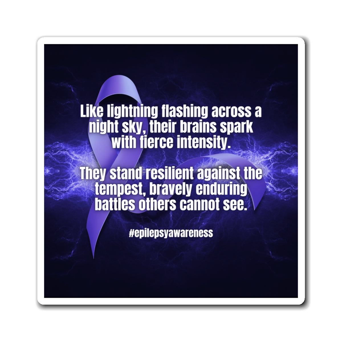 Photo depicting the ​Resilient Against the Tempest Family Magnets from EpiAl's Shop.