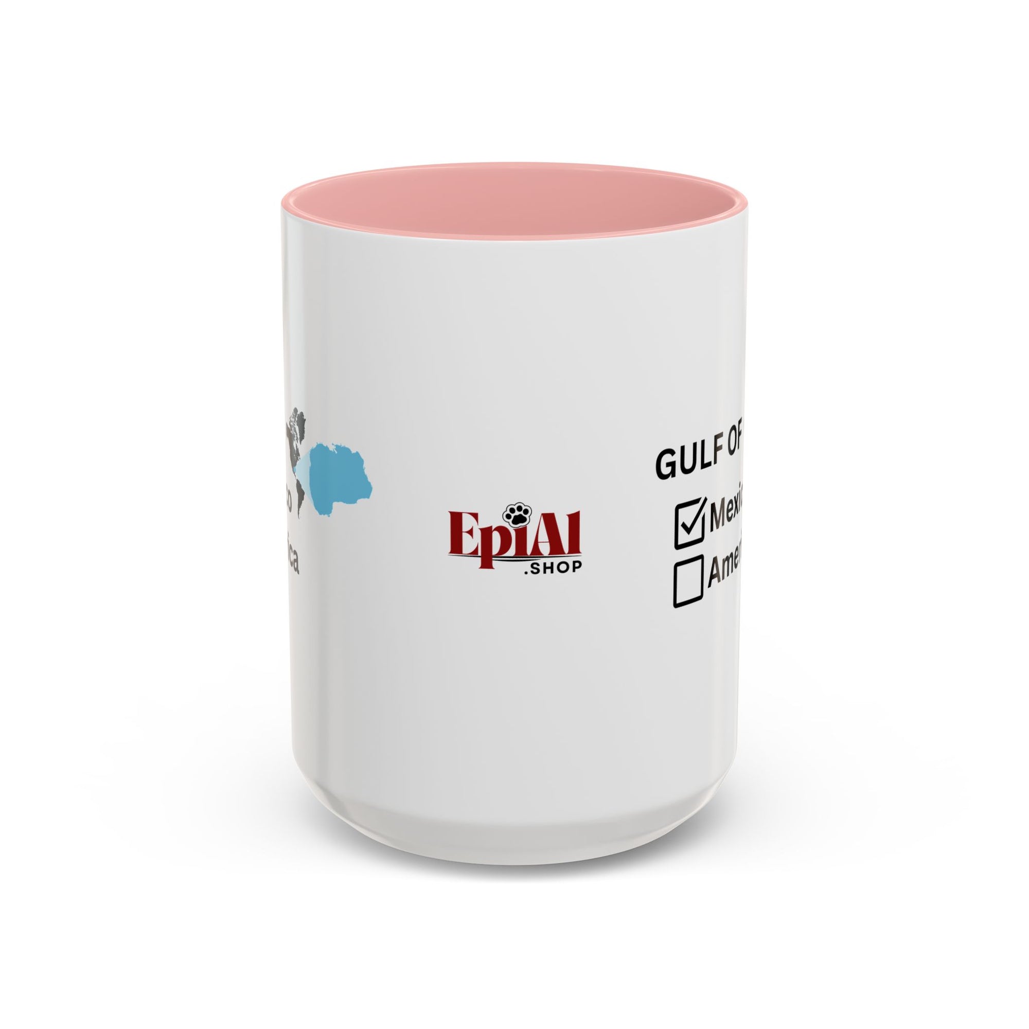 Gulf of Mexico Checkbox Accent Coffee Mug