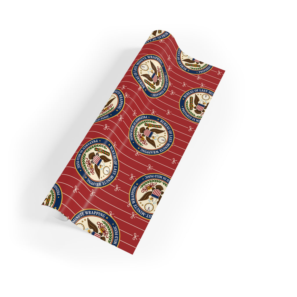Bureau of Last-Minute Wrapping Funny Christmas Gift Wrap