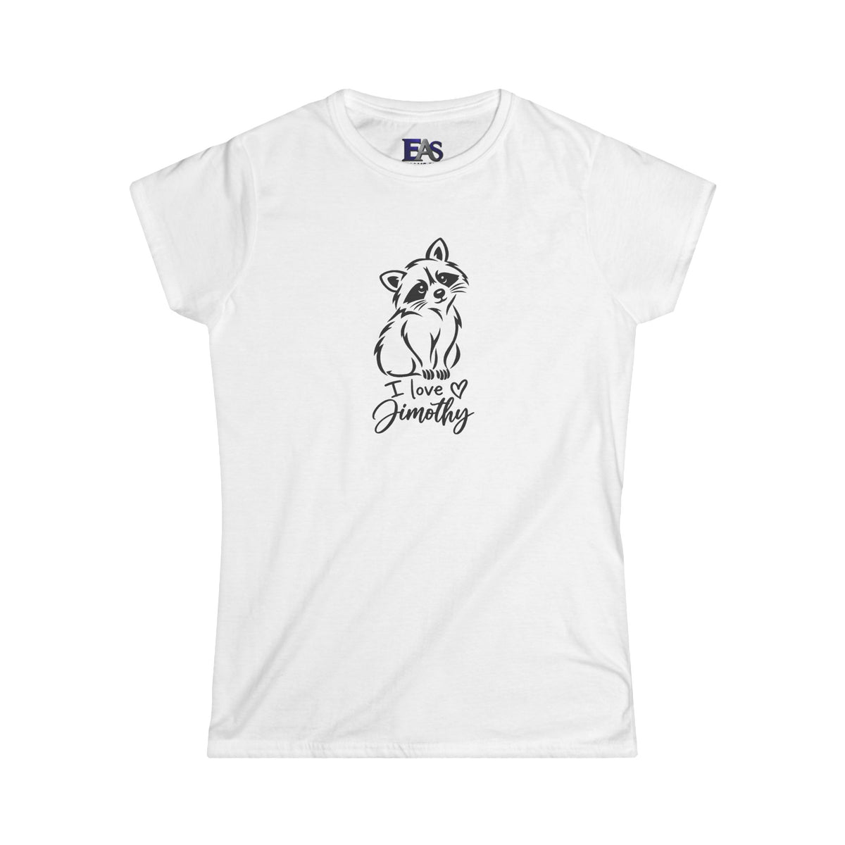 I Love Jimothy Women’s T-Shirt | Cute Raccoon Graphic Tee