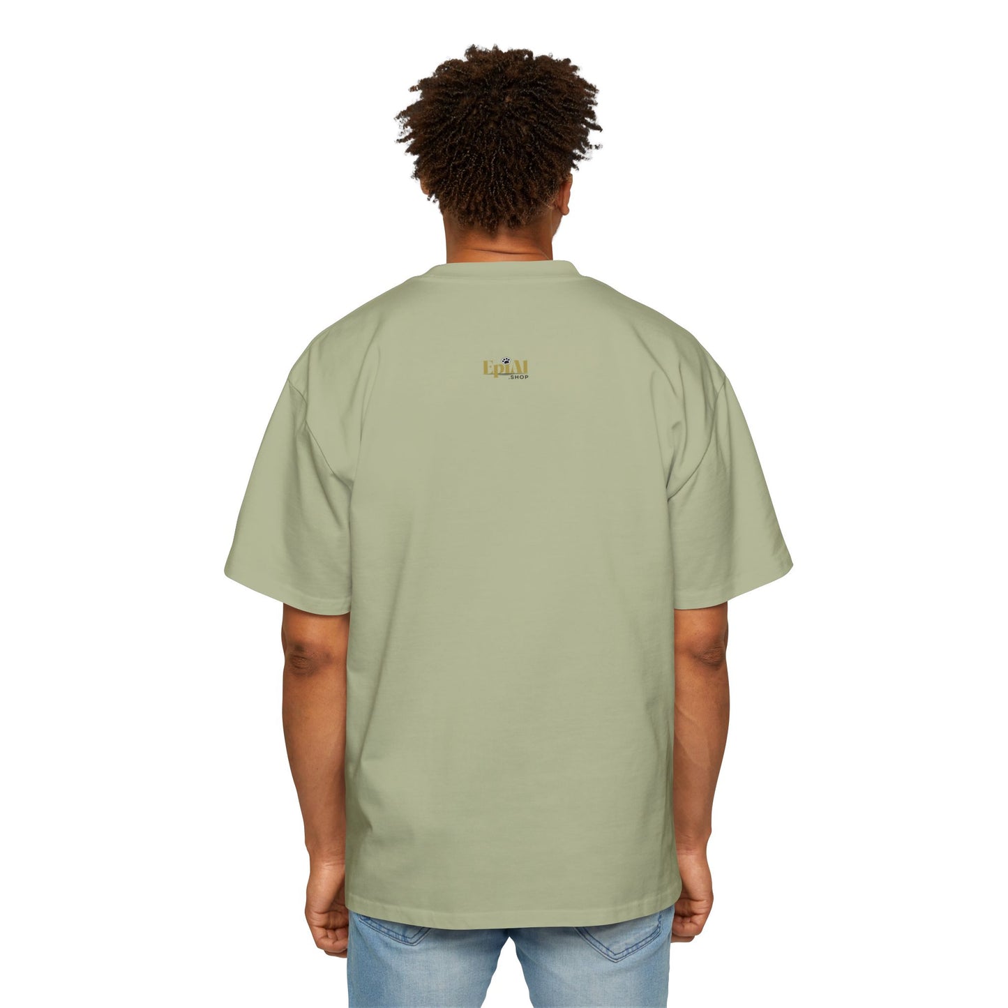 Men's Heavy Oversized Tee - Gun Totin' Trump Supportin' Dad Shirt