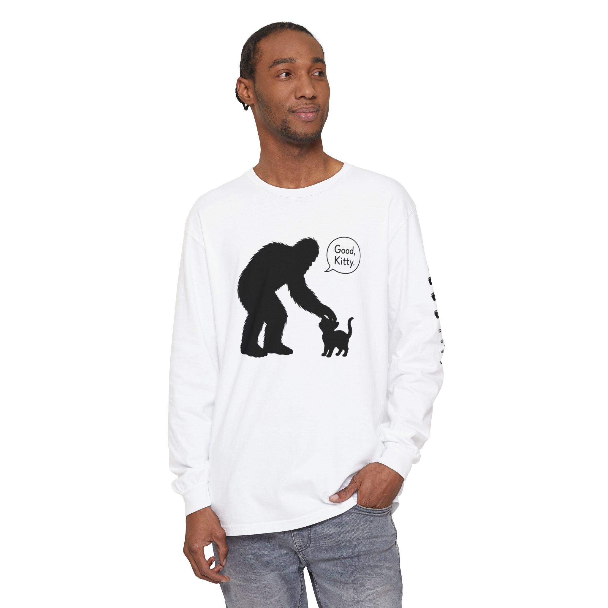 Bigfoot & Kitty “Good, Kitty.” Long Sleeve Shirt