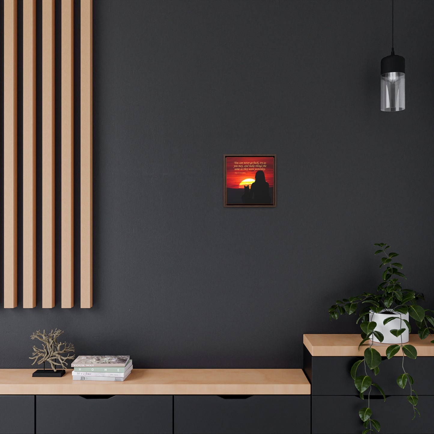 Try As You May Gallery Canvas Wraps, Square Frame