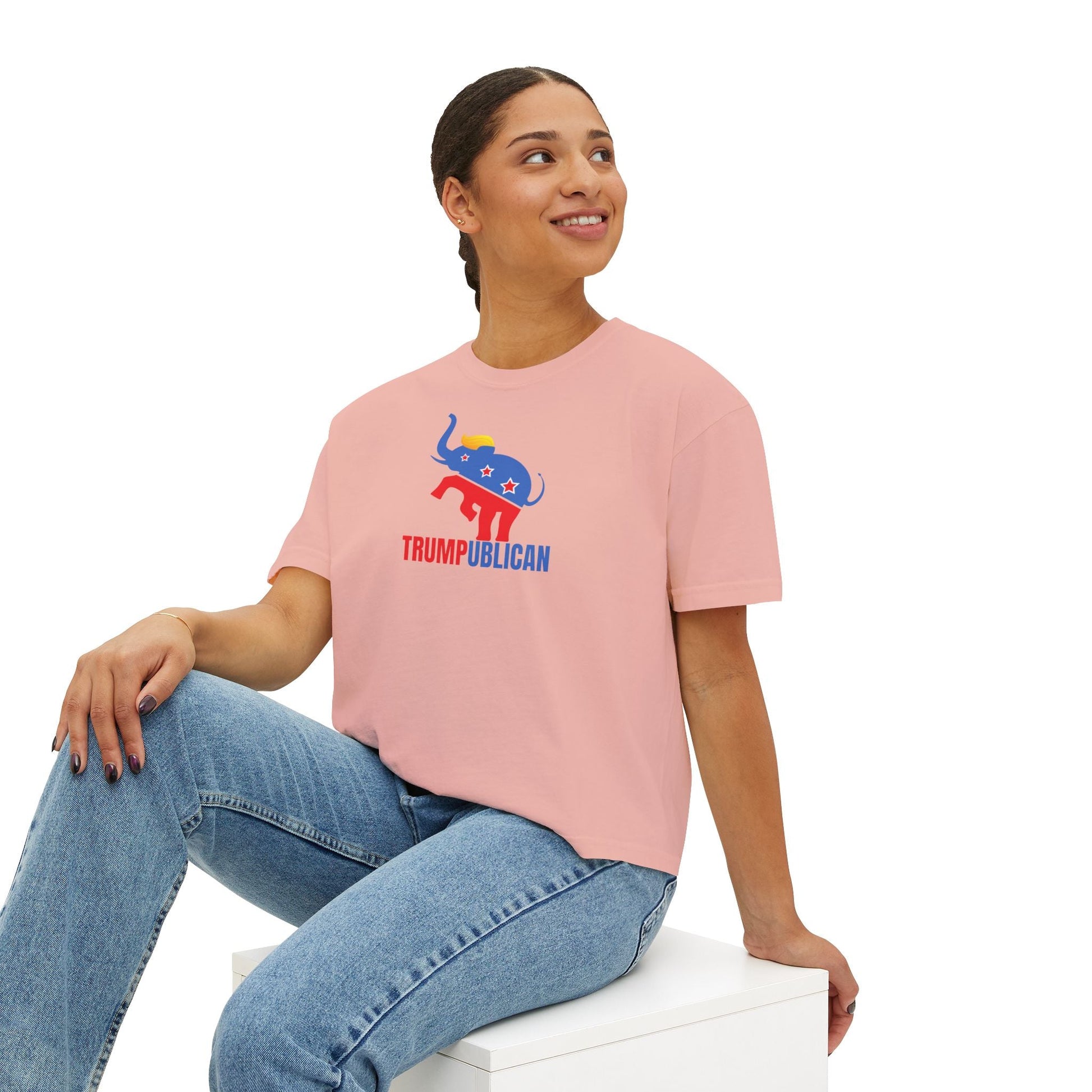 Trumpublican Women's Boxy Tee Printify