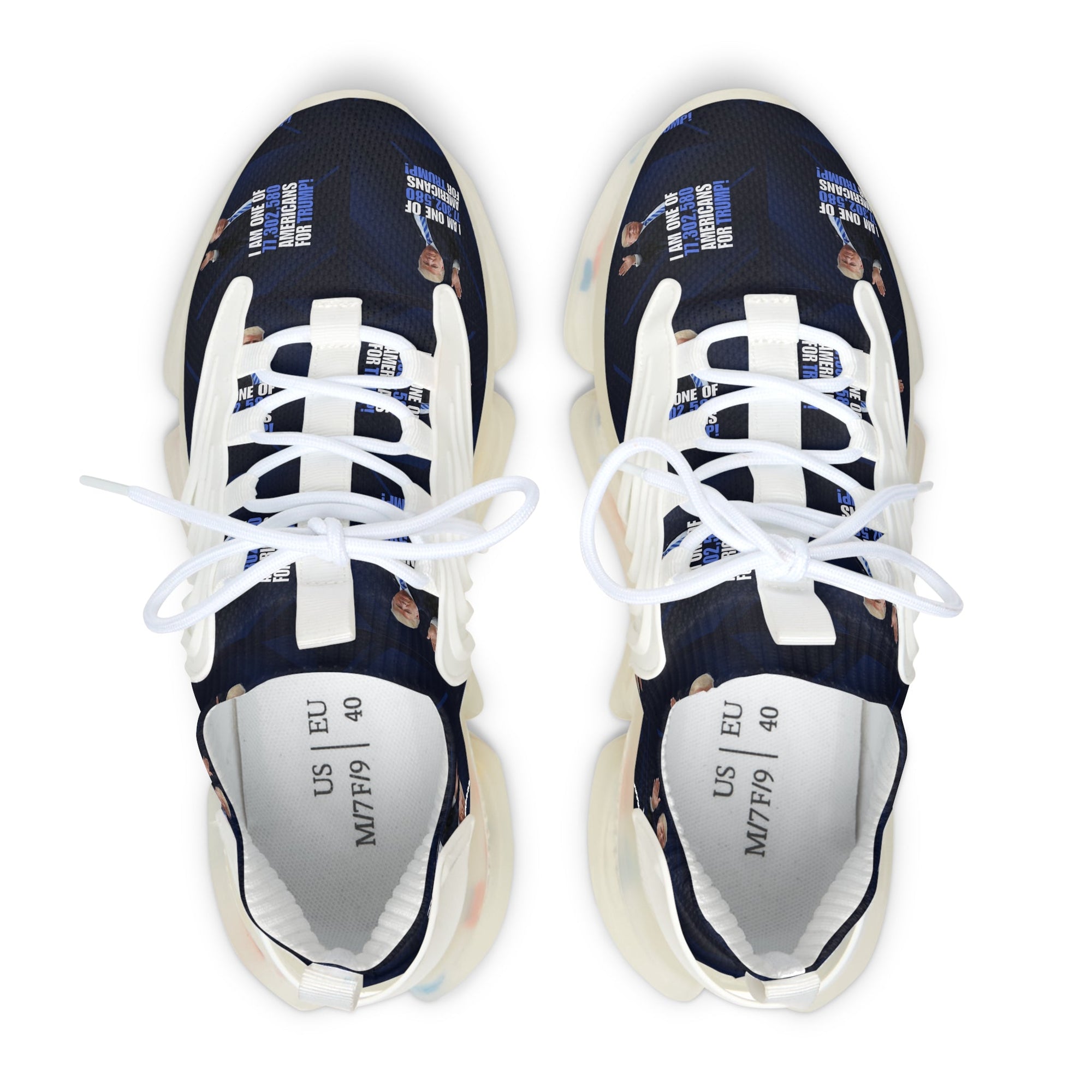 Stylish Women's Mesh Sneakers | American for Trump Design Printify