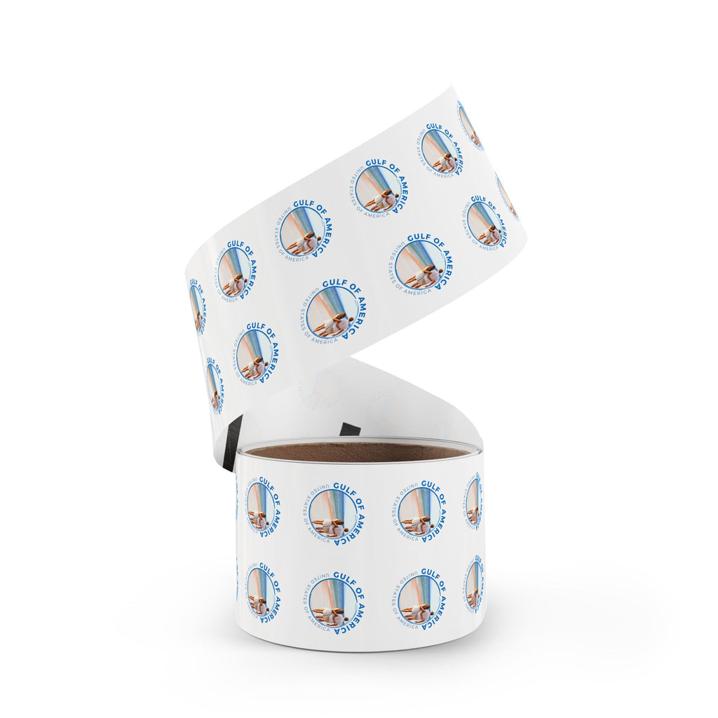 American Gulf Round Sticker Labels