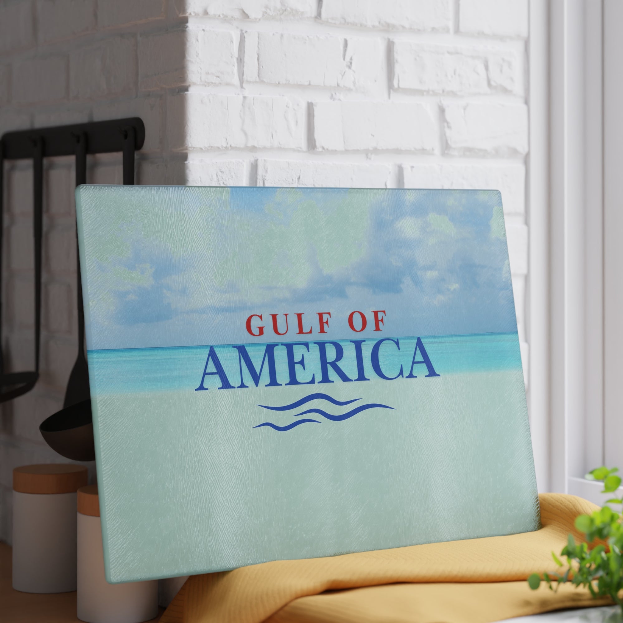 American Gulf Glass Cutting Board