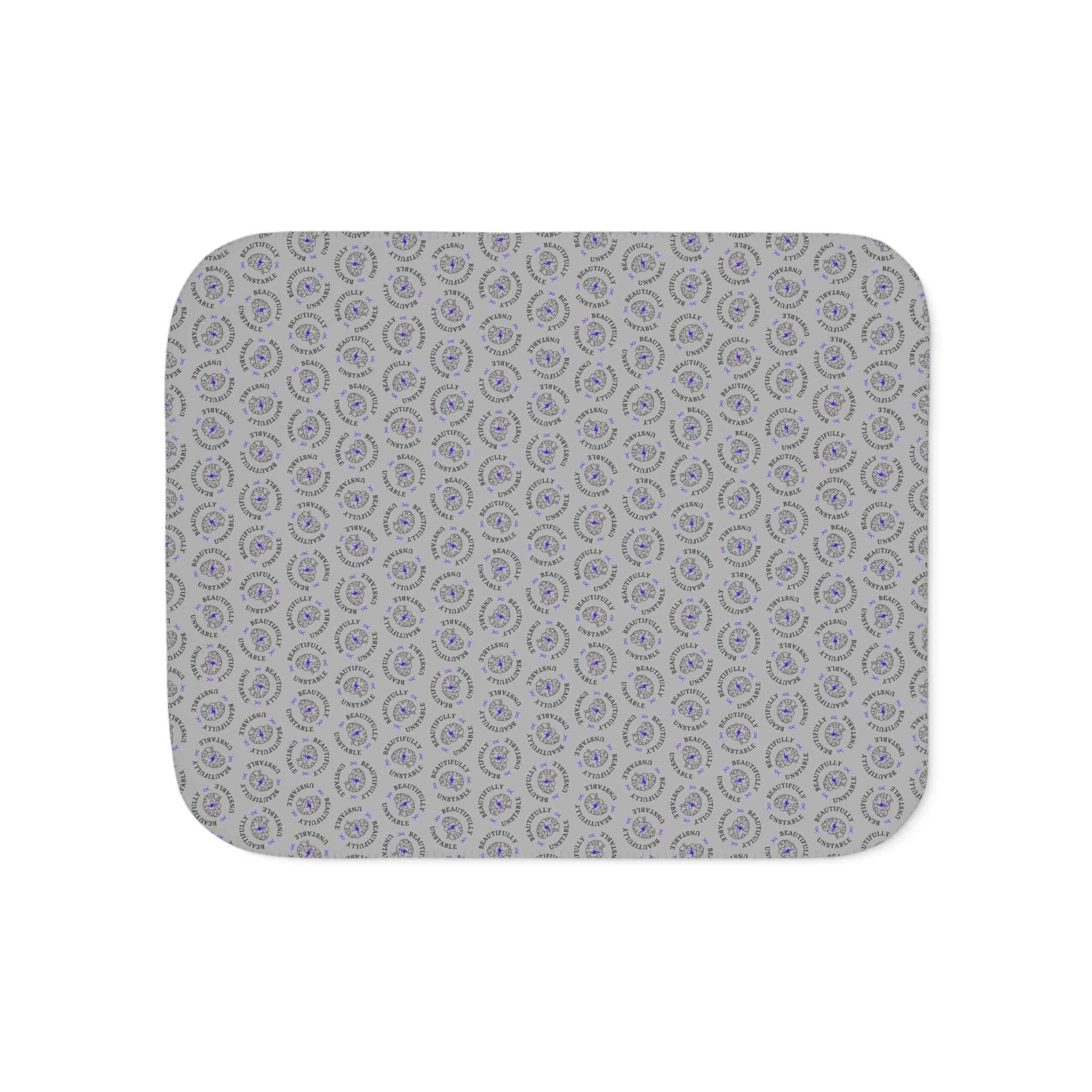 Beautifully Unstable Sherpa Blanket – Cozy Awareness Throw