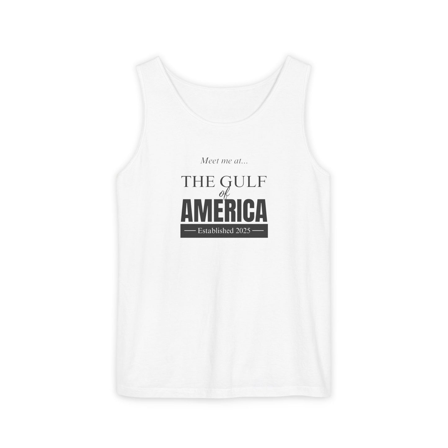 Gulf of America Unisex Garment-Dyed Tank Top