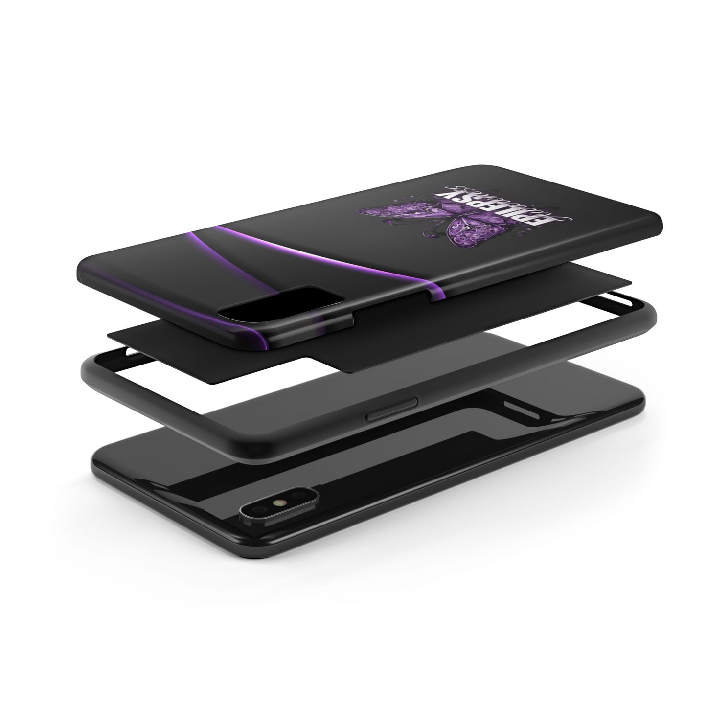 Epilepsy Awareness Butterfly Tough Phone Cases