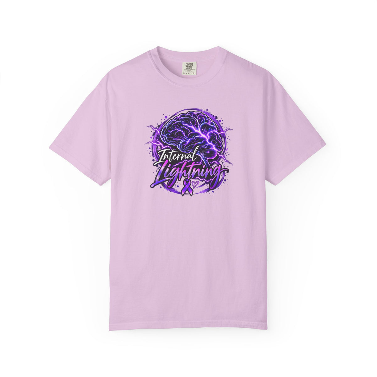 Internal Lightning Epilepsy Awareness Garment-Dyed T-Shirt