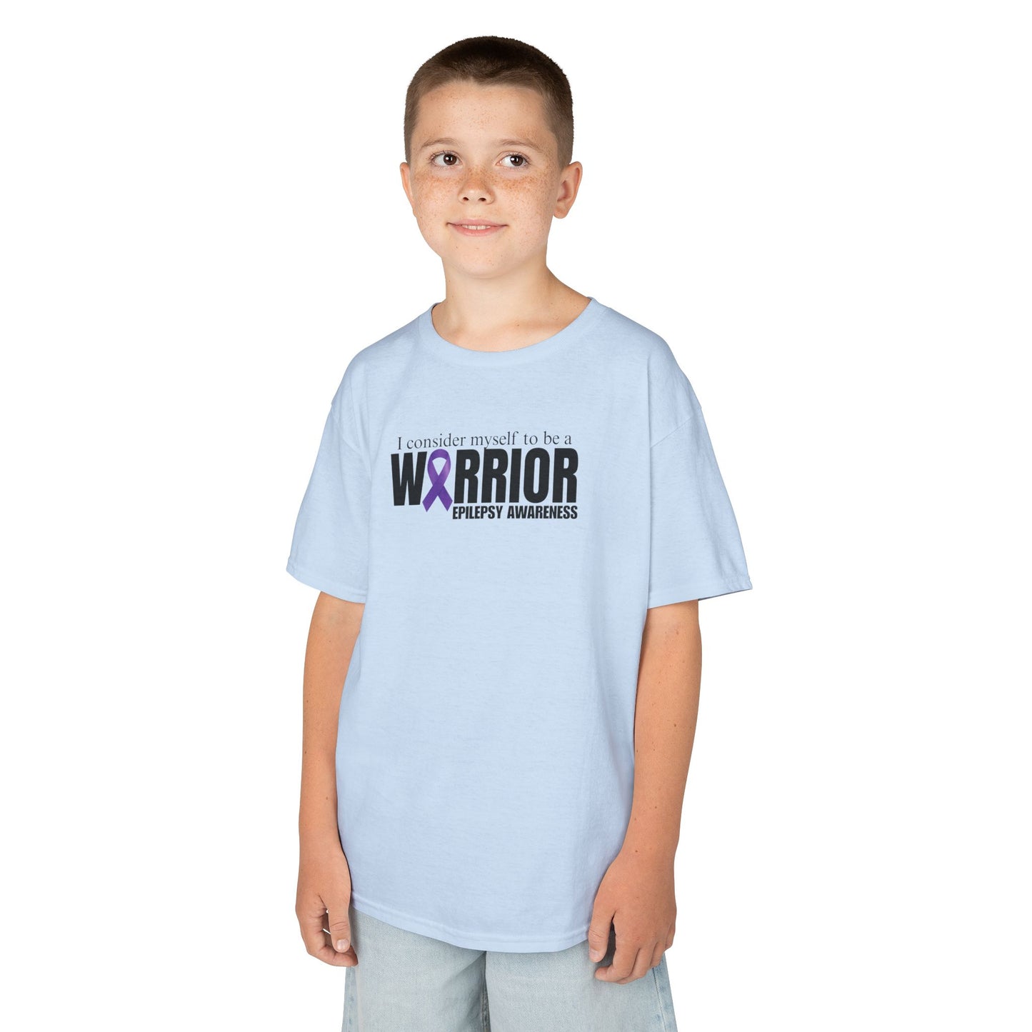 Kids Warrior Awareness Tee - Empowering Design for Epilepsy Awareness