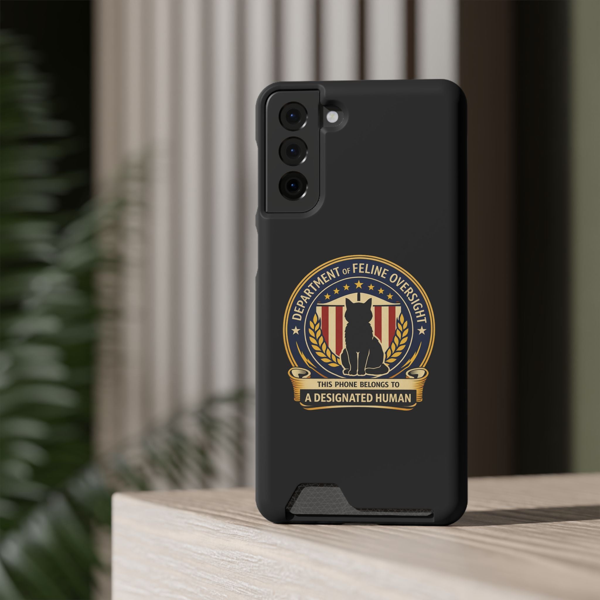 Department of Feline Oversight Samsung Case — Designated Human Edition