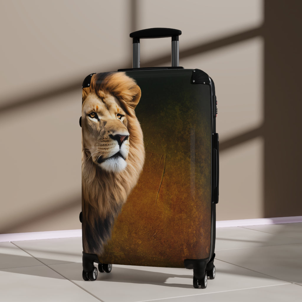 Travel Roaring Lion Suitcase - Stylish Luggage for Adventurers