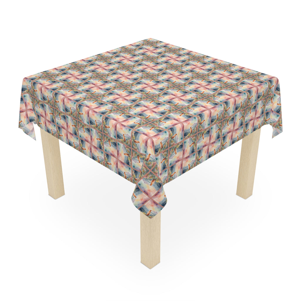 Watercolor Kitty Tablecloth