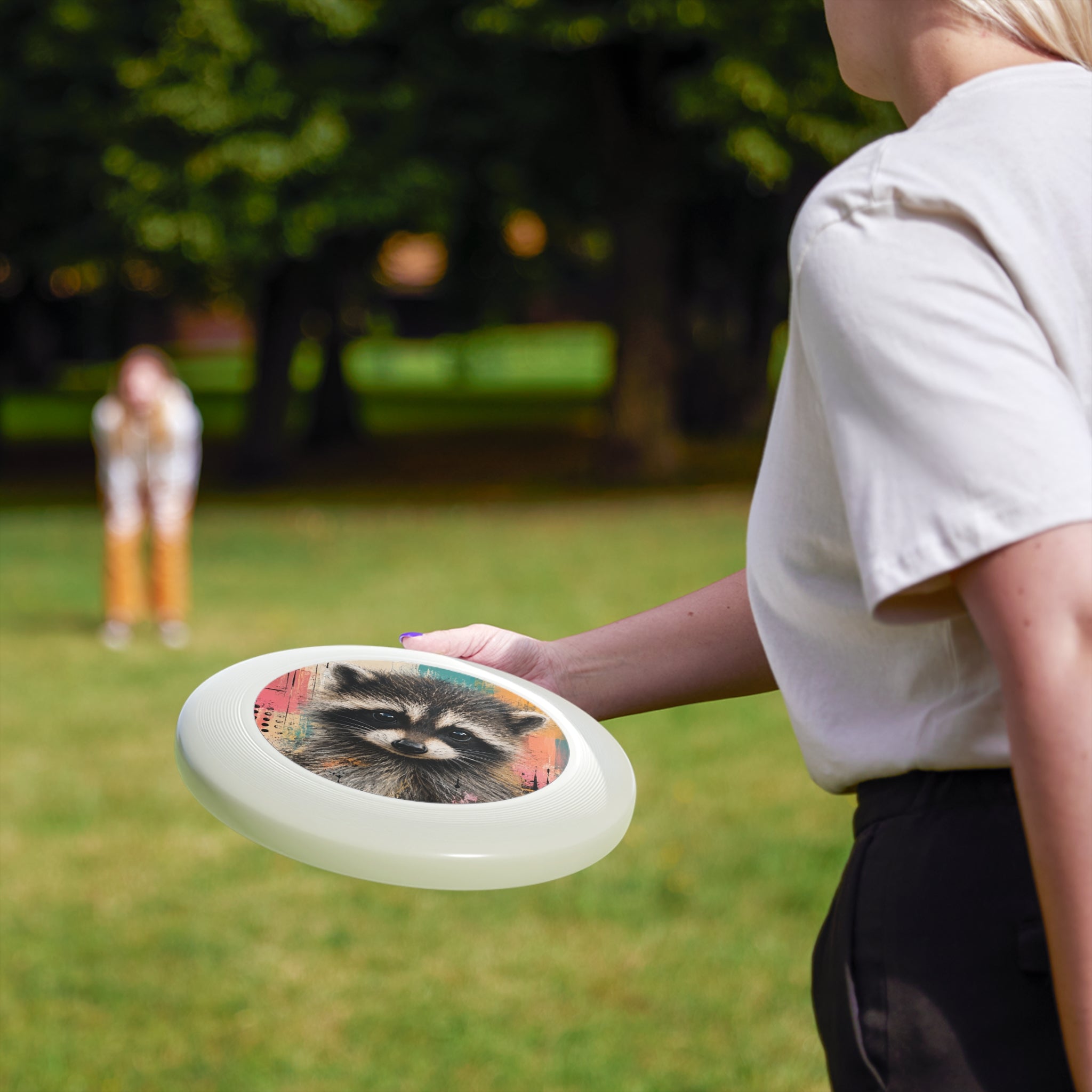Jimothy Raccoon Flying Disc: Colorful Outdoor Frisbee