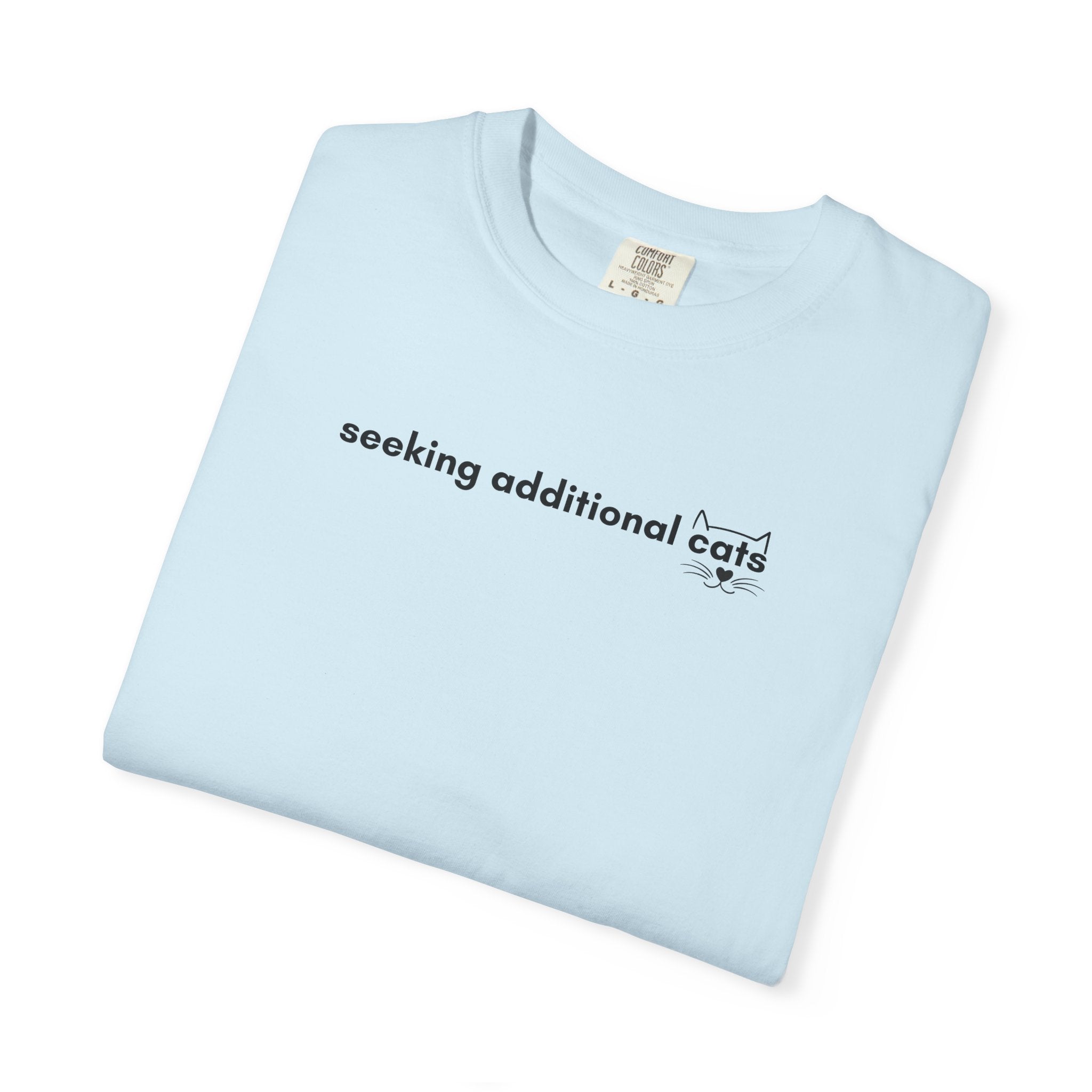 Seeking Additional Cats T-Shirt | Cat Lover Minimal Tee