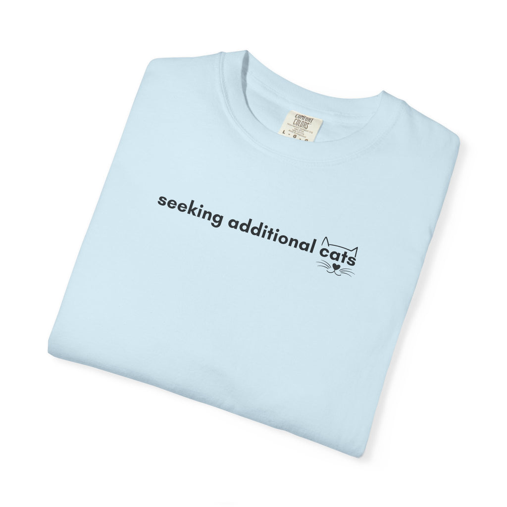 Seeking Additional Cats T-Shirt | Cat Lover Minimal Tee